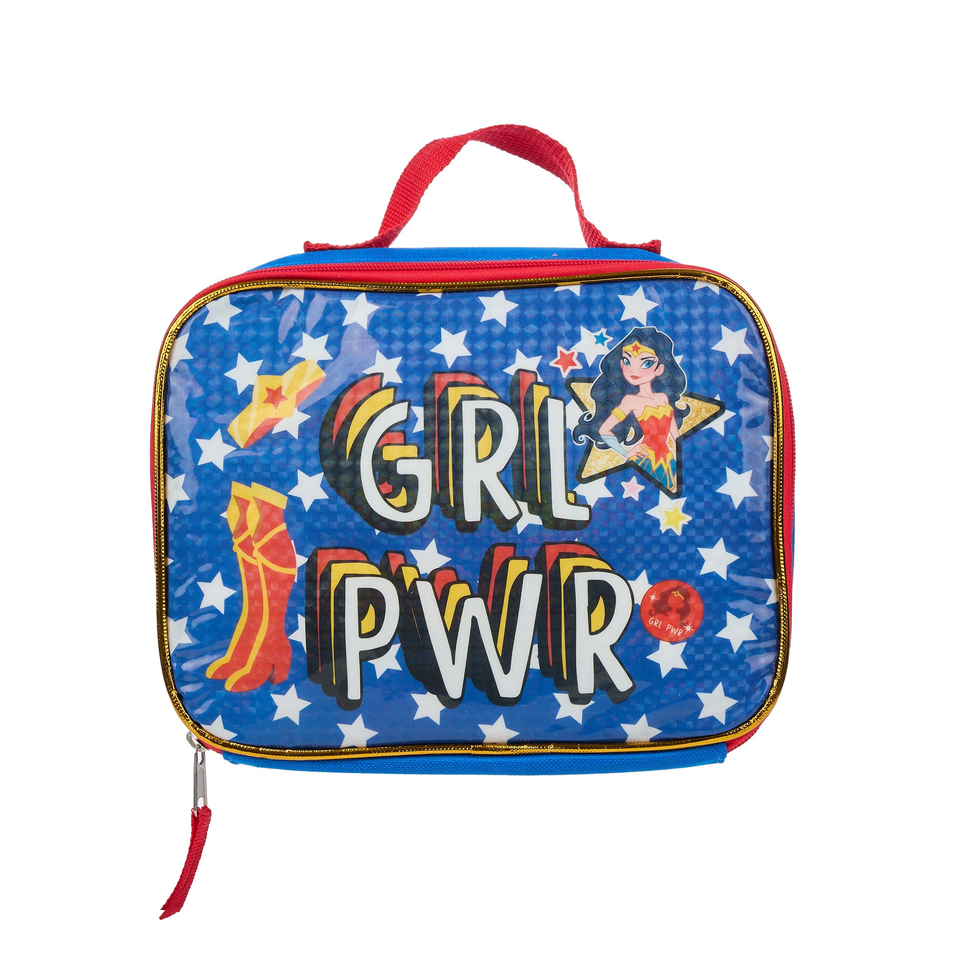 DC Comic Book Wonder Woman Backpack & Lunch Box Set