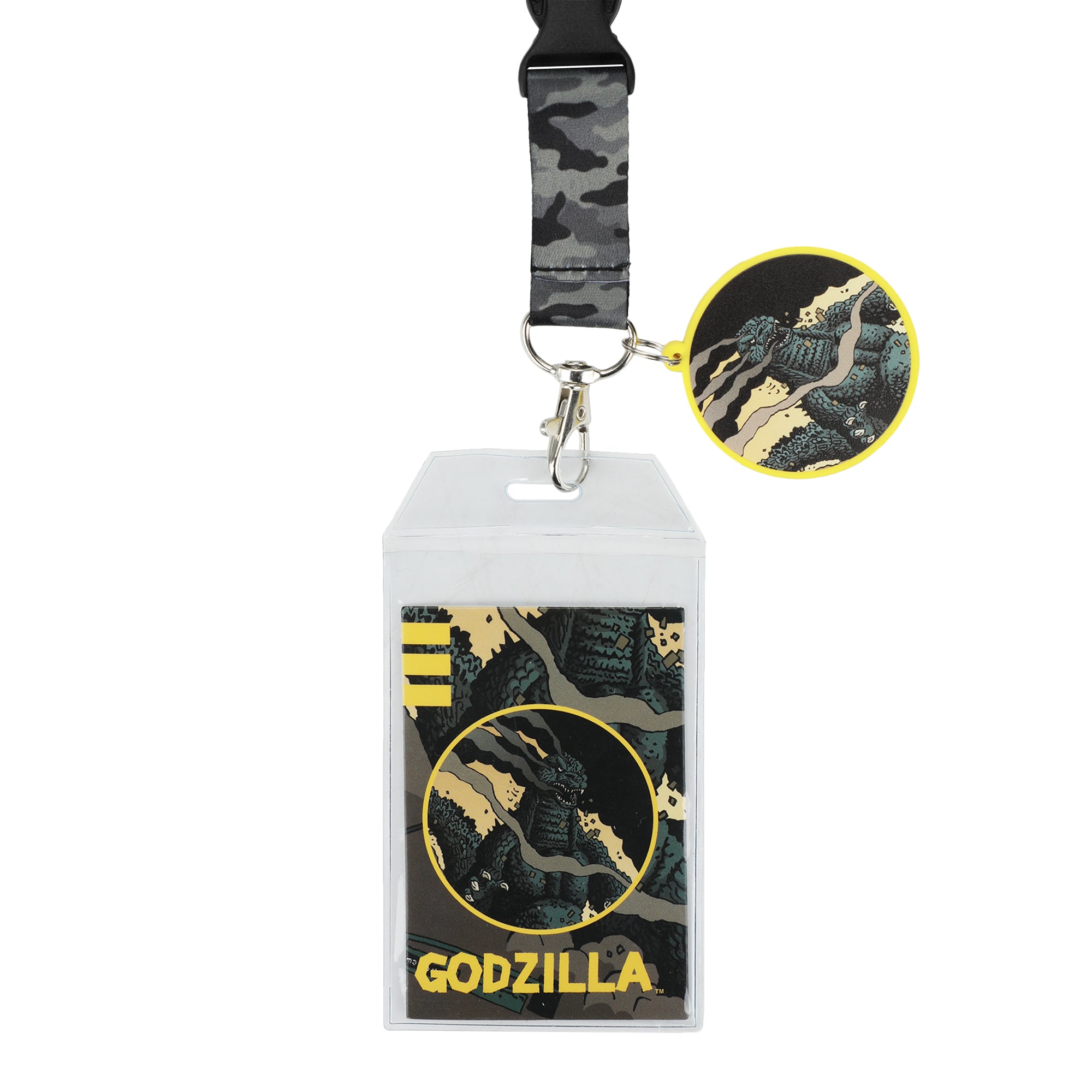 Godzilla King Of Monsters Lanyard With ID Sleeve