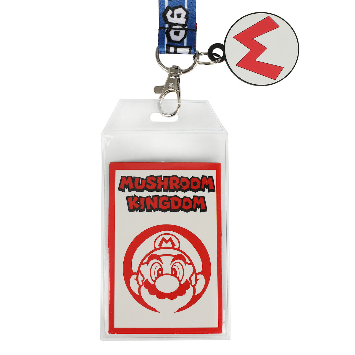 Officially Licensed Mario Lanyard with PVC Rubber Charm