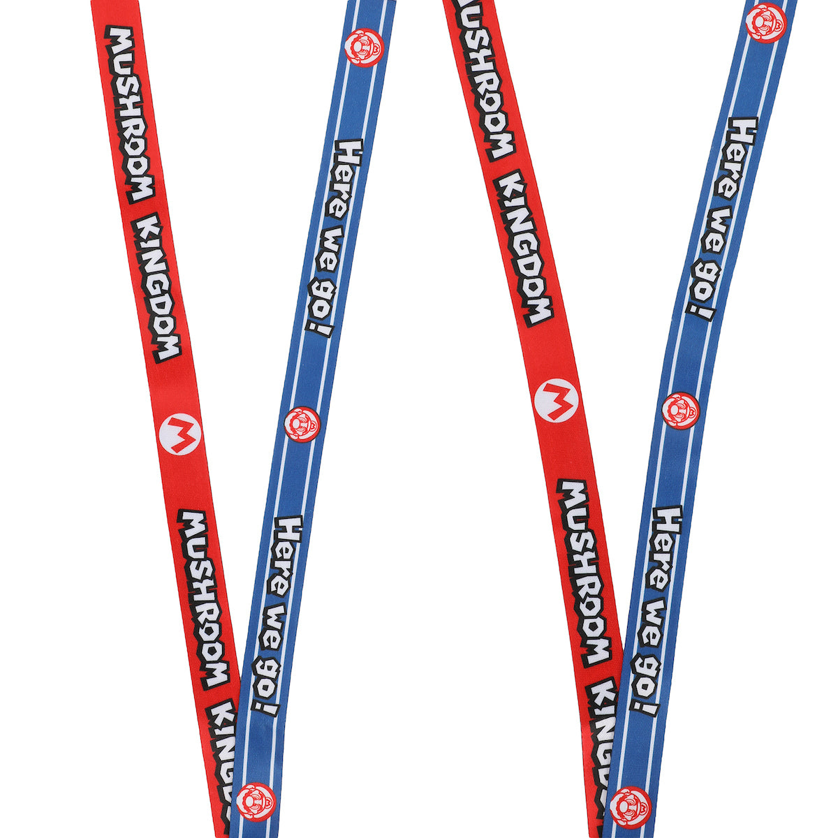 Officially Licensed Mario Lanyard with PVC Rubber Charm