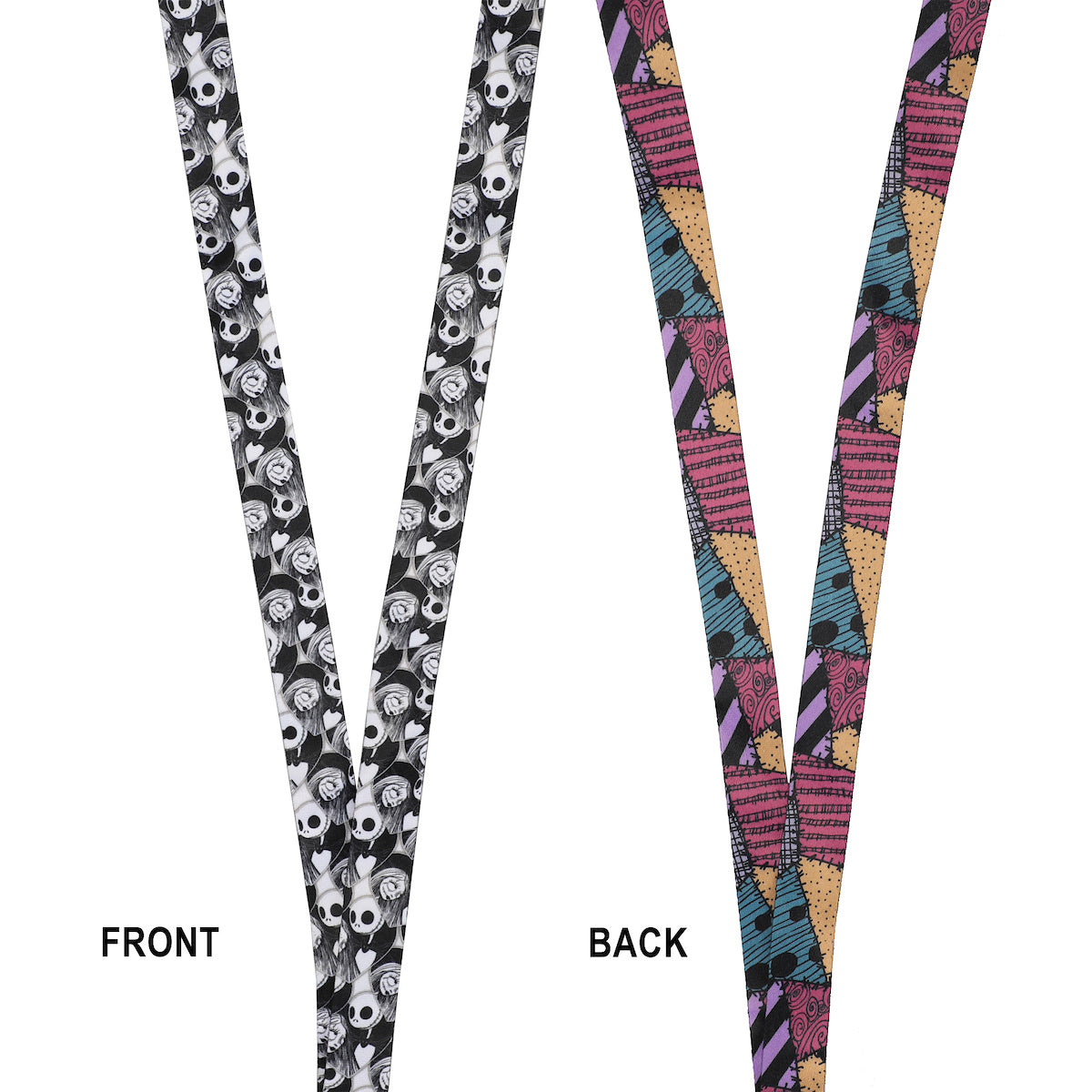 Nightmare Before Christmas Jack & Sally Lanyard