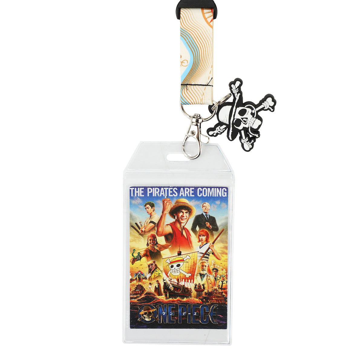 One Piece Live Action Straw Hat Crew Map 22" Lanyard