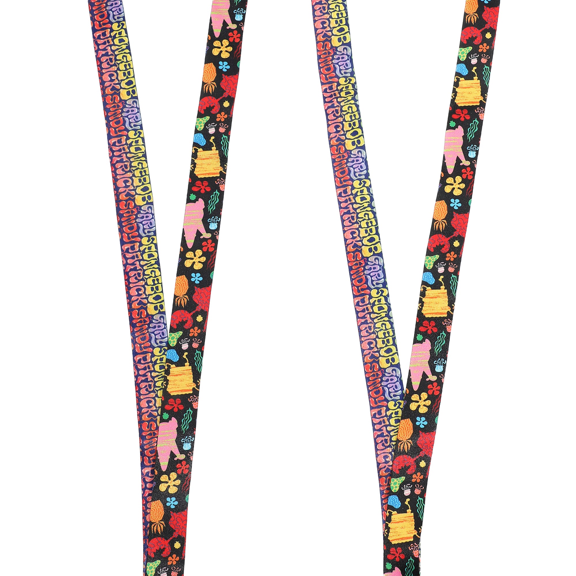 Spongebob Squarepants Character Group Shot 22" Lanyard