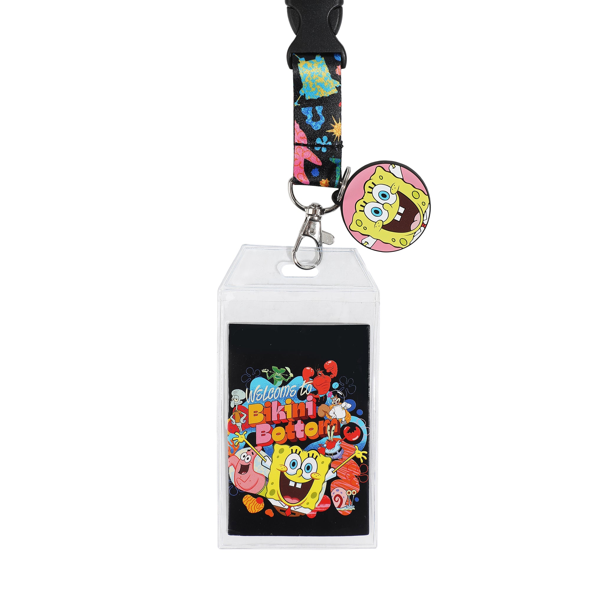 Spongebob Squarepants Character Group Shot 22" Lanyard