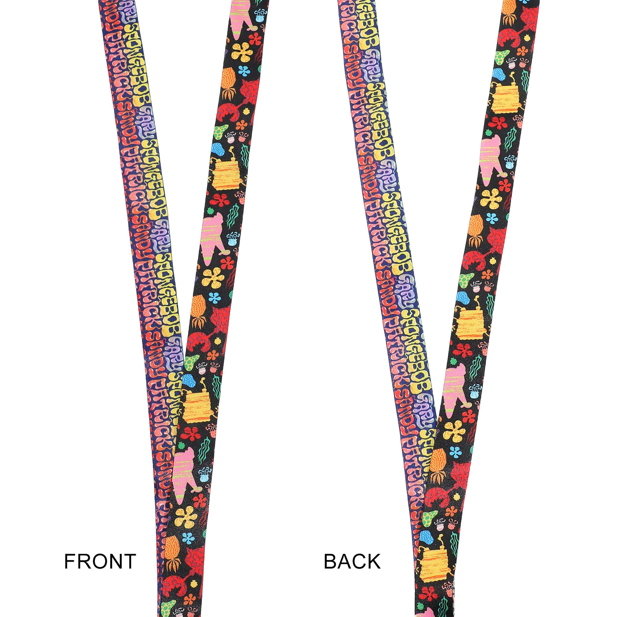 Spongebob Squarepants Character Group Shot 22" Lanyard