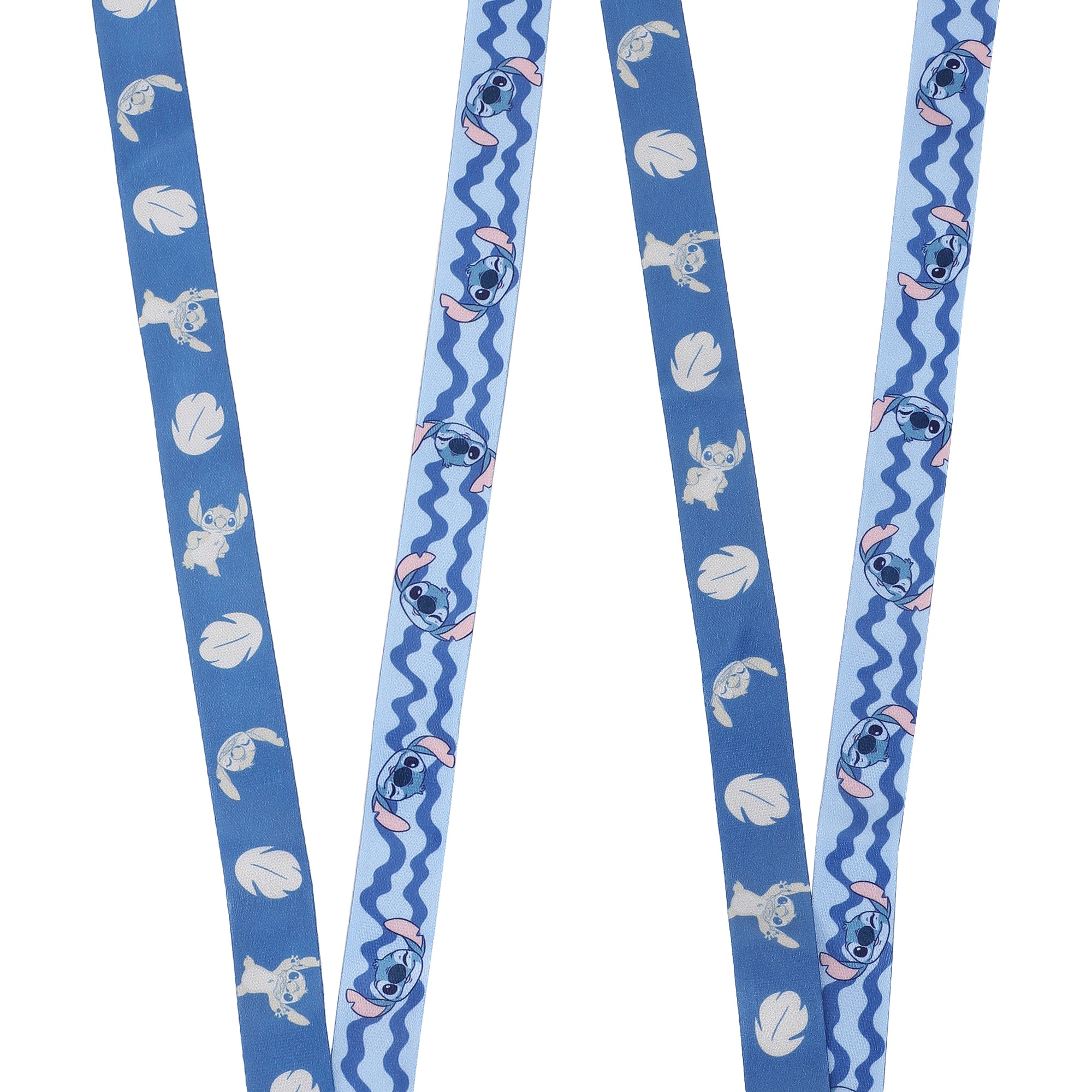 Disney Stitch Ohana Means Family Blue 22" Lanyard