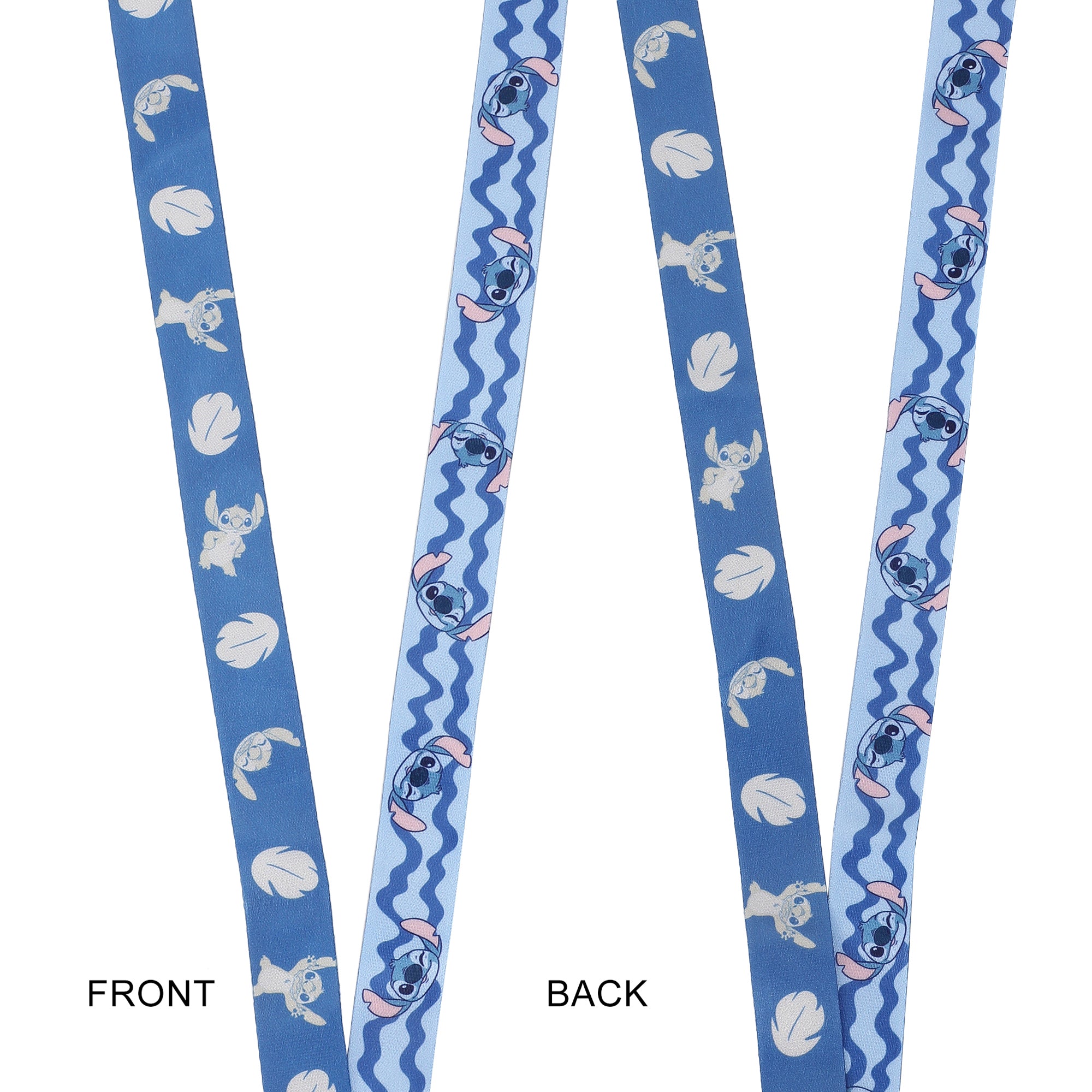 Disney Stitch Ohana Means Family Blue 22" Lanyard