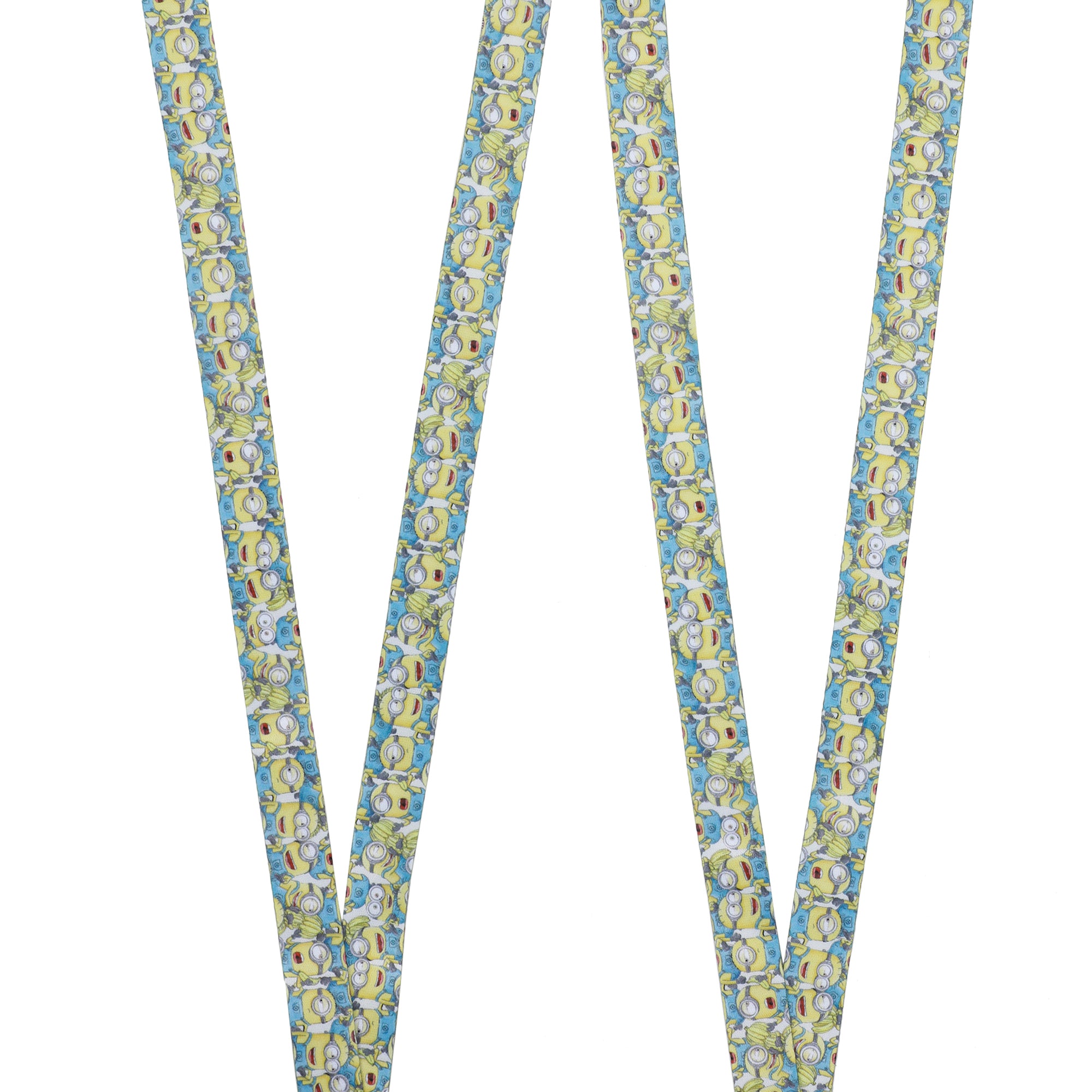 Minions Mood 22-inch Lanyard with Clear ID Sleeve and Rubber Charm