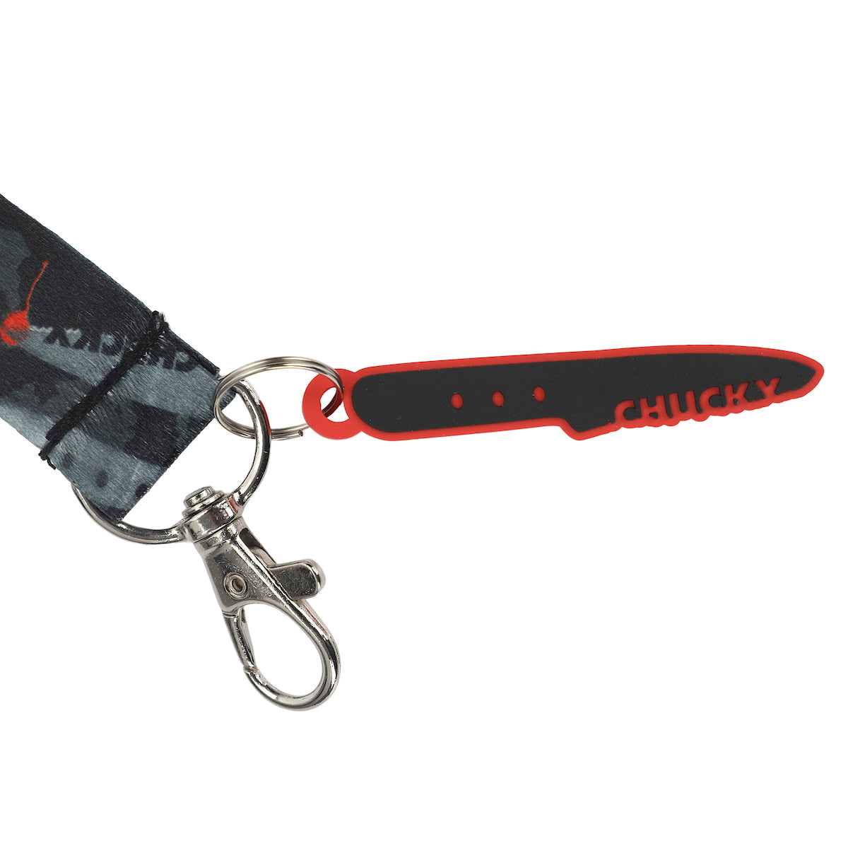 Chucky Wanna Play? 22-Inch Lanyard With Rubber Charm and Clear ID Sleeve