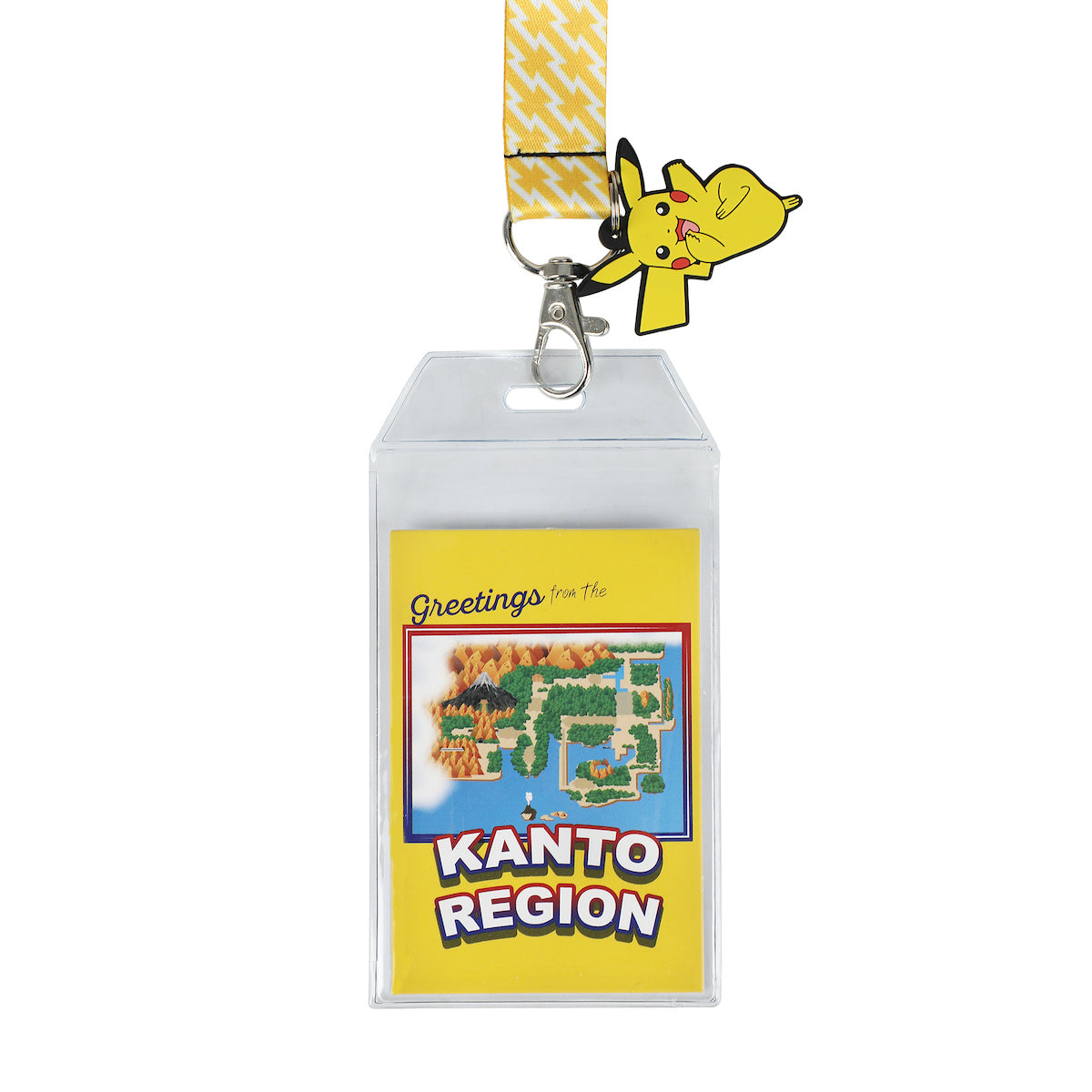 Pokemon Pikachu Yellow Kanto Region First Partner Lanyard