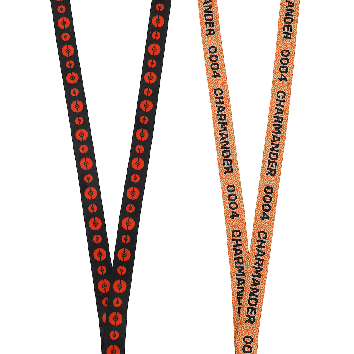 Pokemon Charmander Red Kanto Region Lanyard With Rubber Charm And ID Sleeve