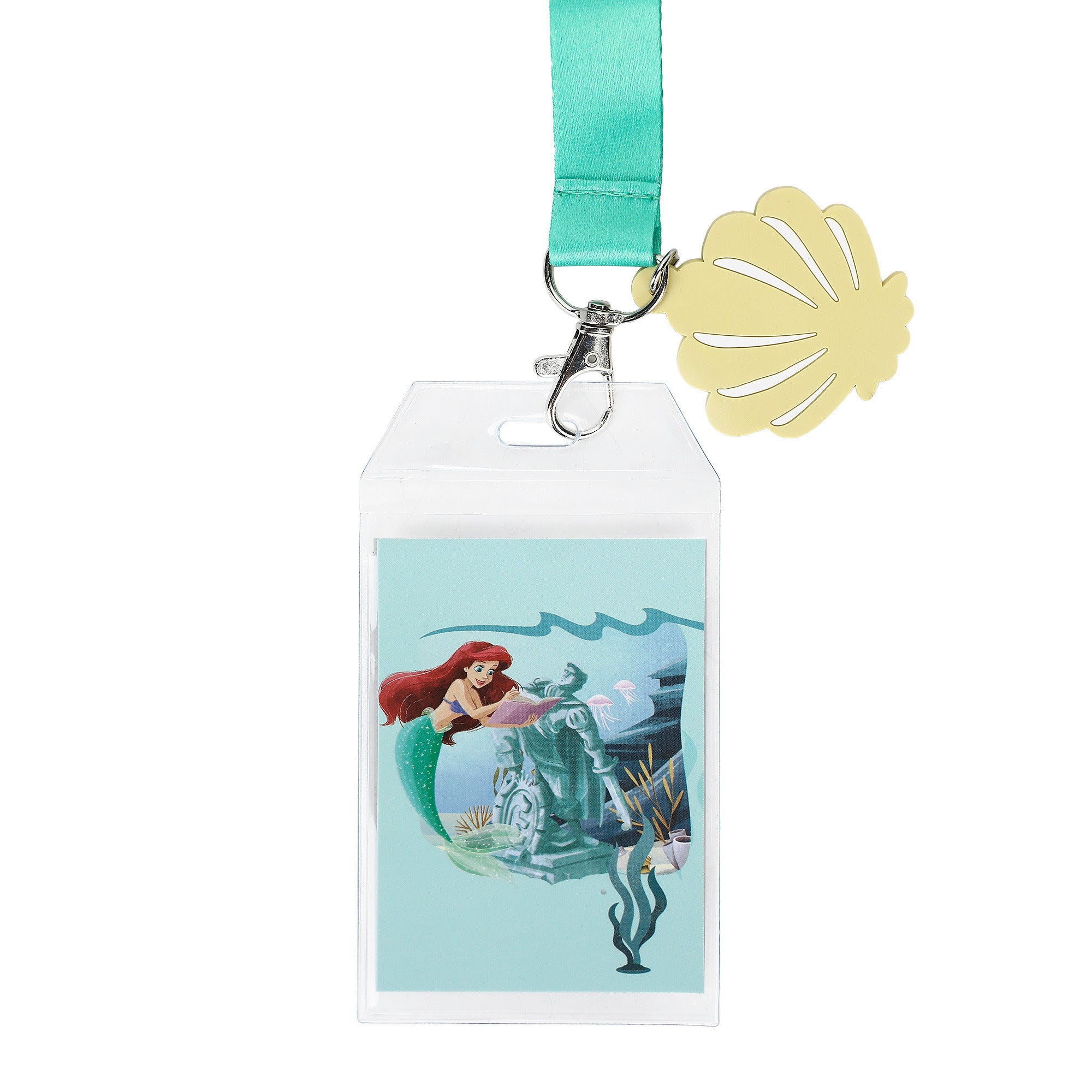 The Little Mermaid Ariel Dress Up Break Away Lanyard With Shell Charm