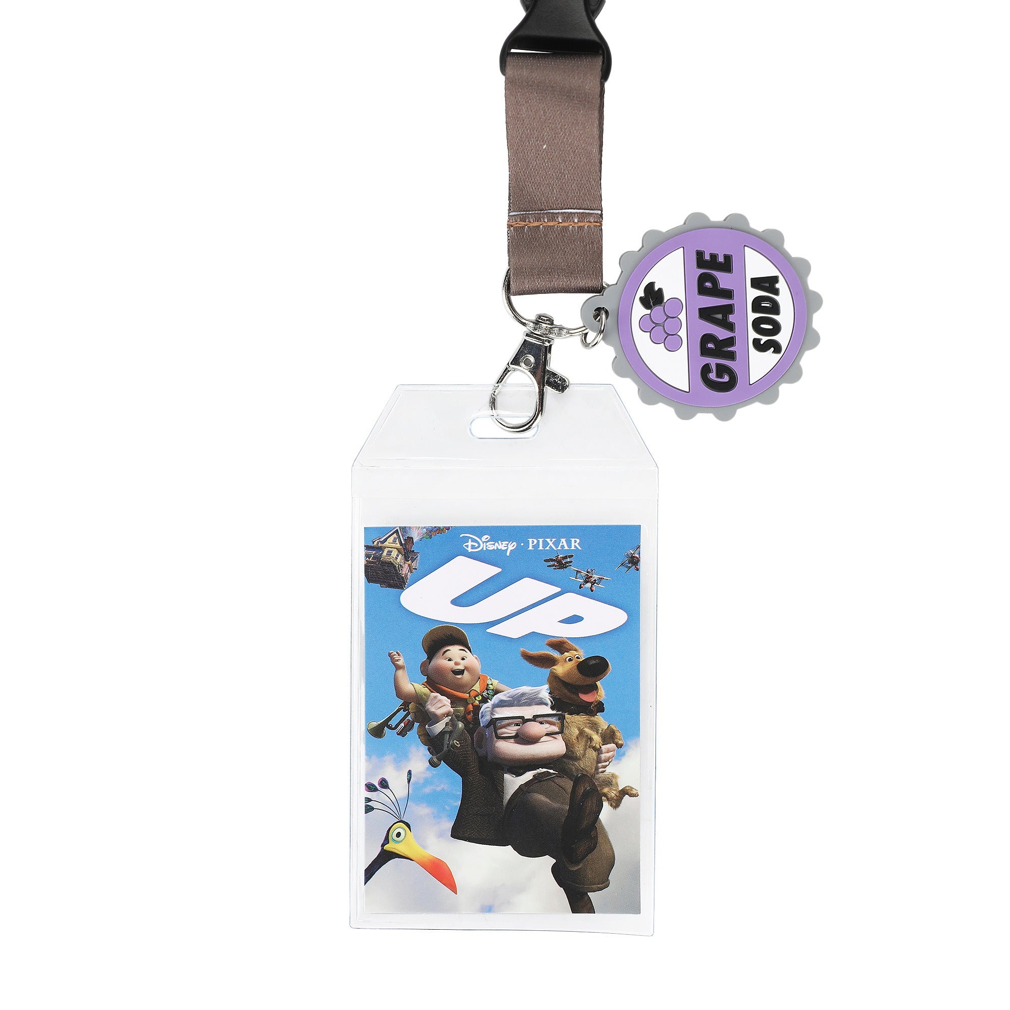 Disney Up Russell Sash Merit Badges Grape Soda Charm Lanyard