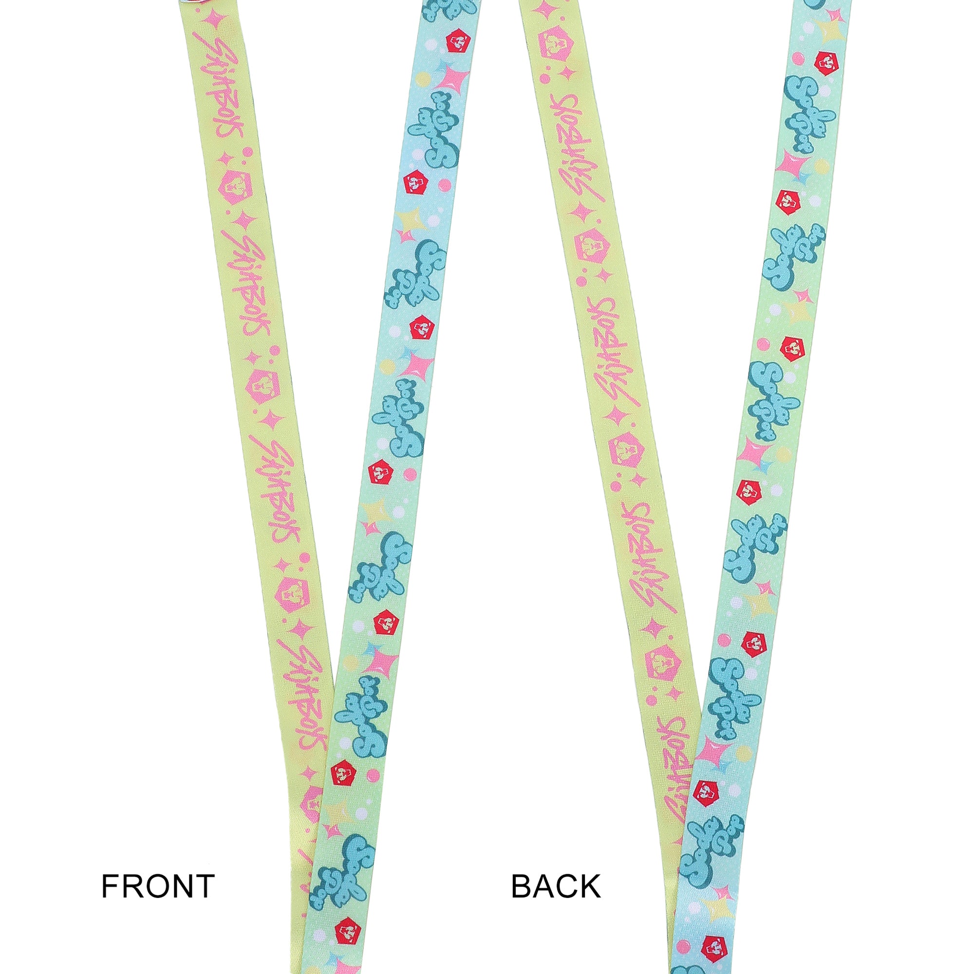 Kpop Demon Hunters Saja Boys 22-inch Lanyard with Clear ID Sleeve and Rubber Charm