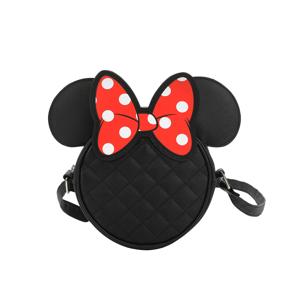 Minnie Mouse Ears 18 Cm Quilted PU Crossbody Bag