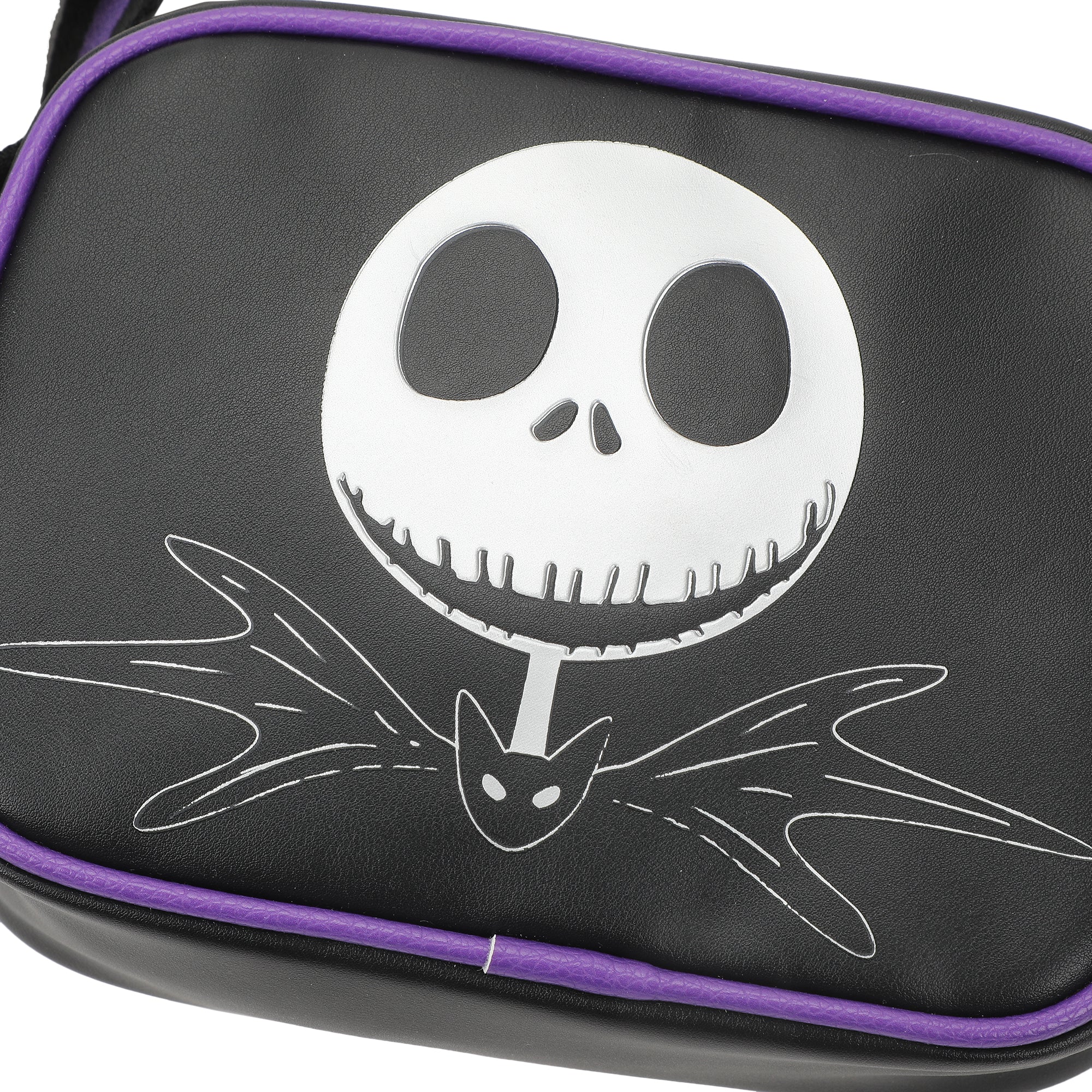 Nightmare Before Christmas Jack Skellington Black 7" Crossbody Bag