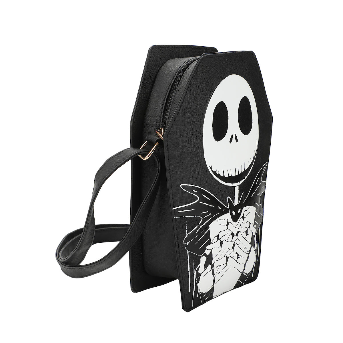 Nightmare Before Christmas Jack Skellington Coffin 11" Crossbody Bag