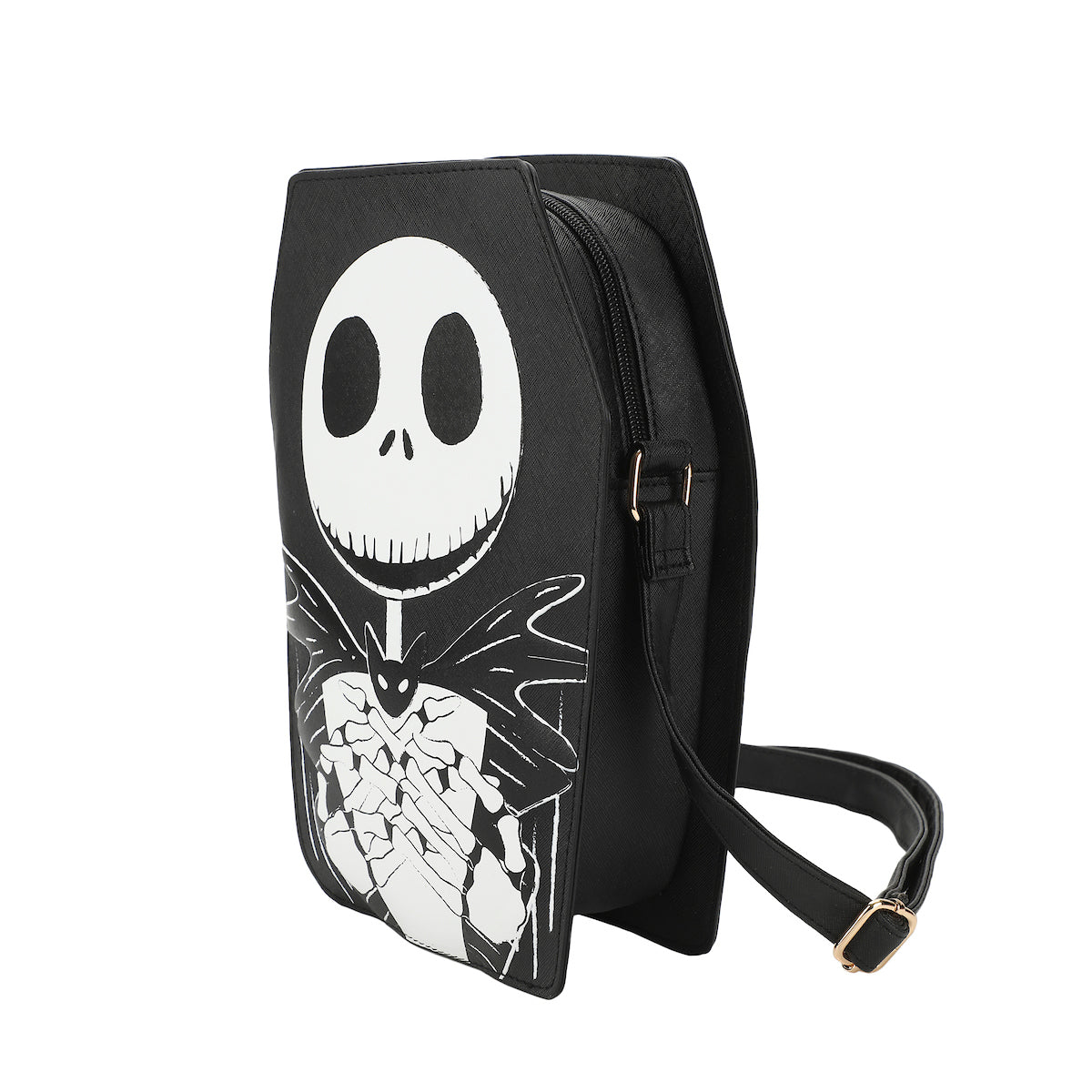 Nightmare Before Christmas Jack Skellington Coffin 11" Crossbody Bag