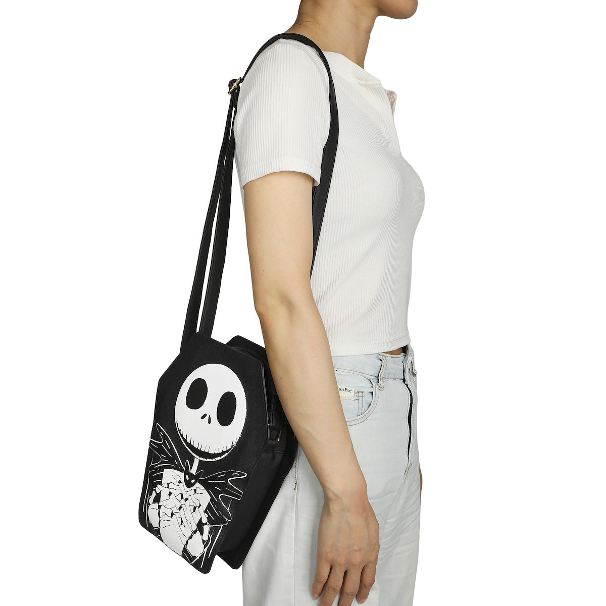 Nightmare Before Christmas Jack Skellington Coffin 11" Crossbody Bag