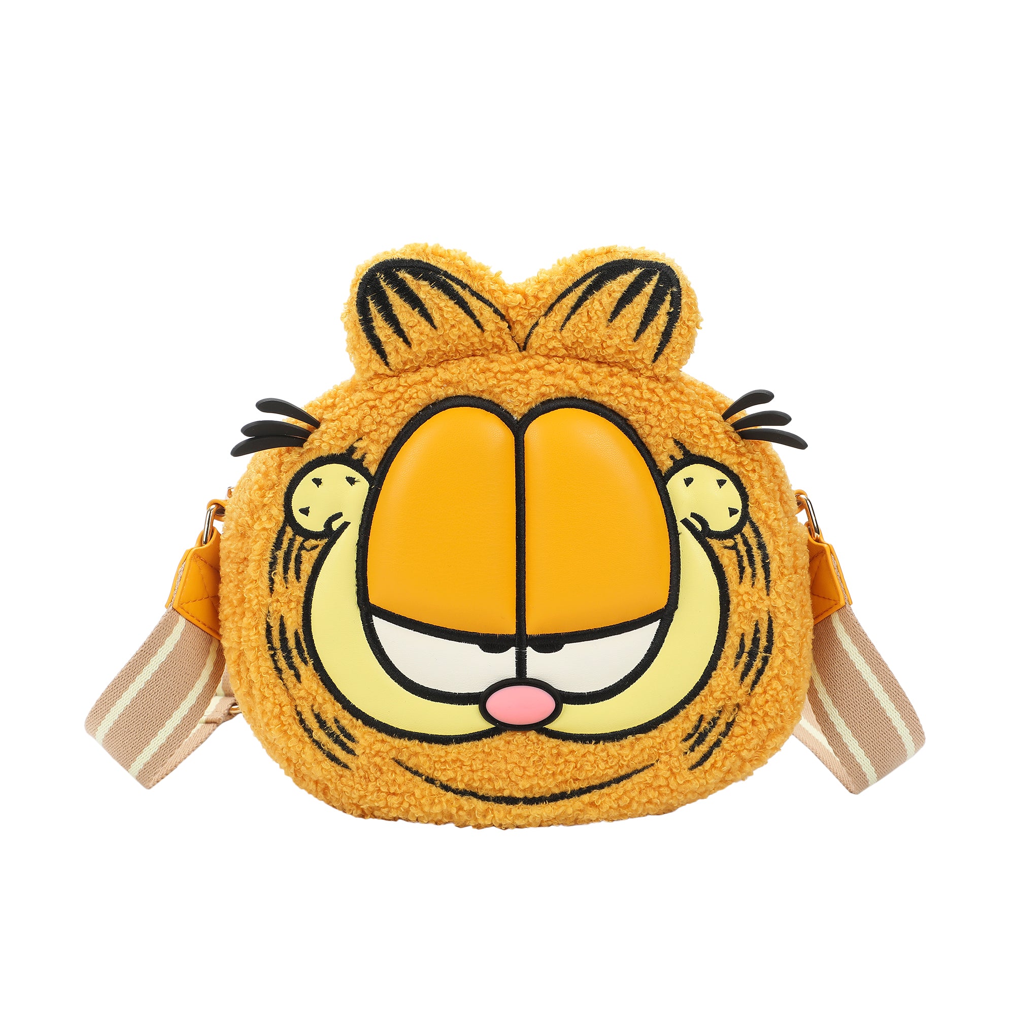 Garfield 3D Character Plush Women's Crossbody Bag