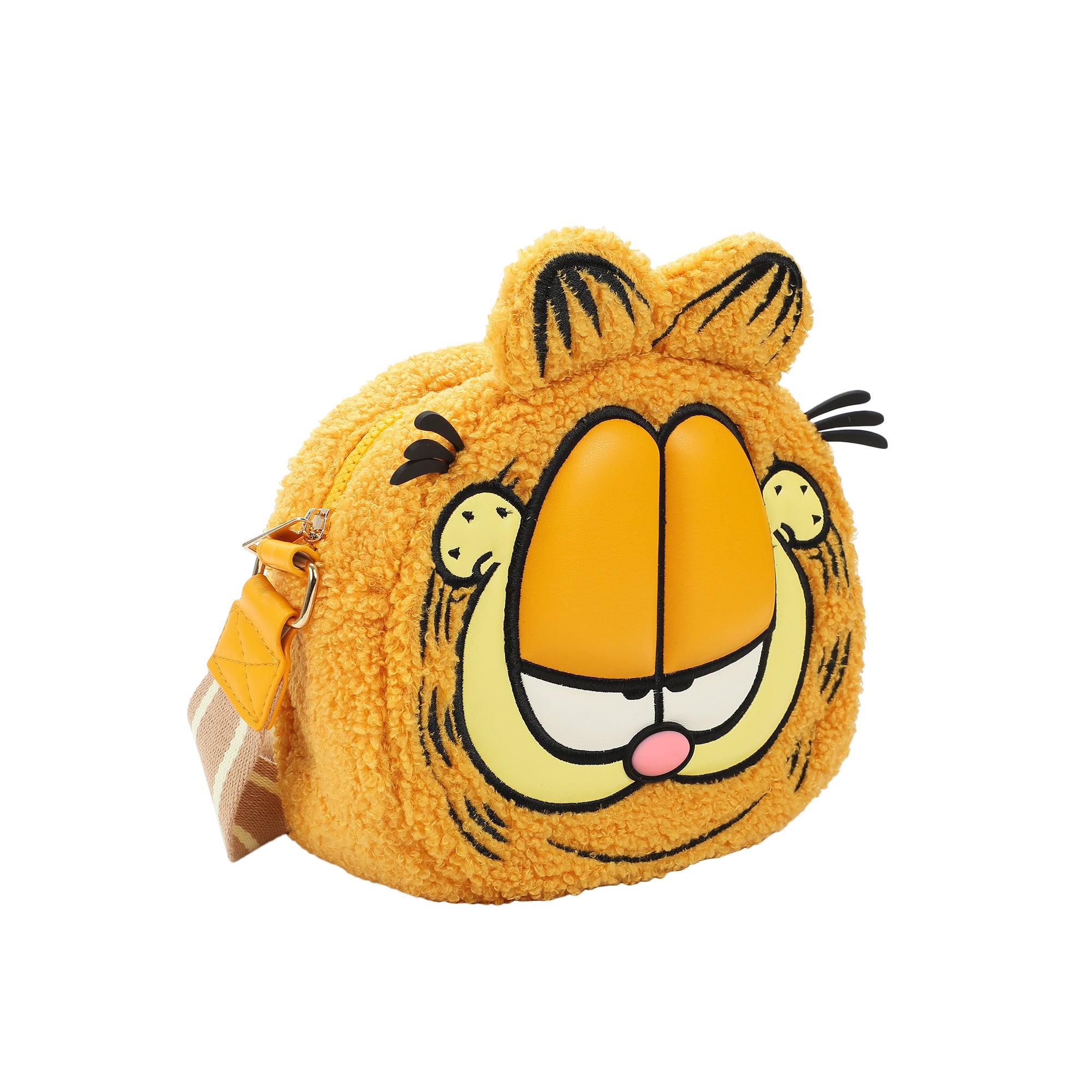 Garfield 3D Character Plush Women's Crossbody Bag