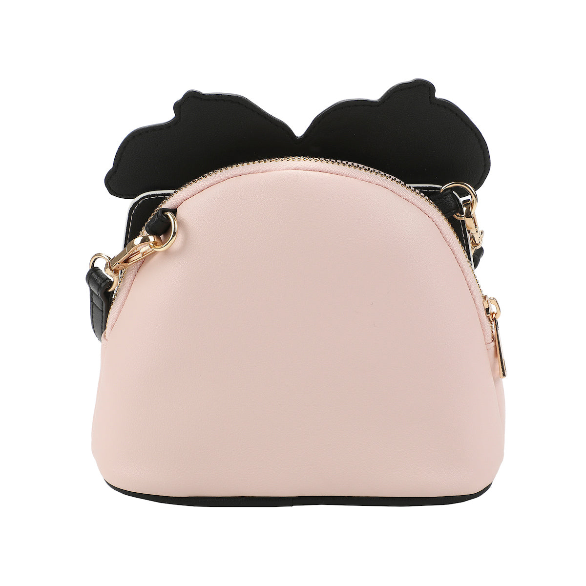 Peanuts Snoopy Christmas Dog House Pink 7.75" Dome Crossbody Bag