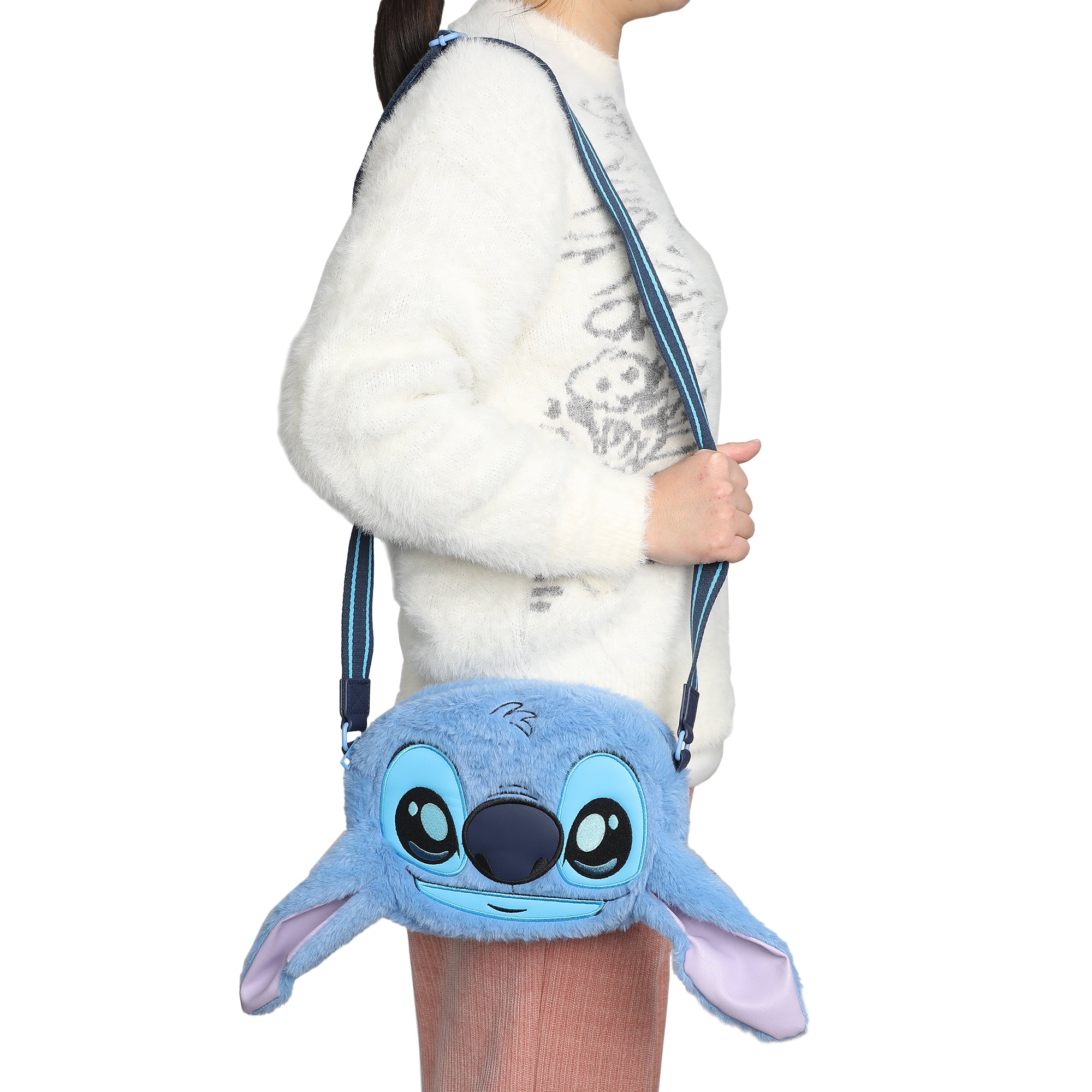 Disney Stitch 20 CM Big Face Women's Crossbody Bag