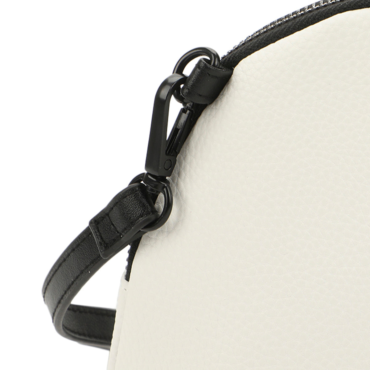 Nightmare Before Christmas Jack Skellington Character Head White 7.75" Dome Crossbody Bag