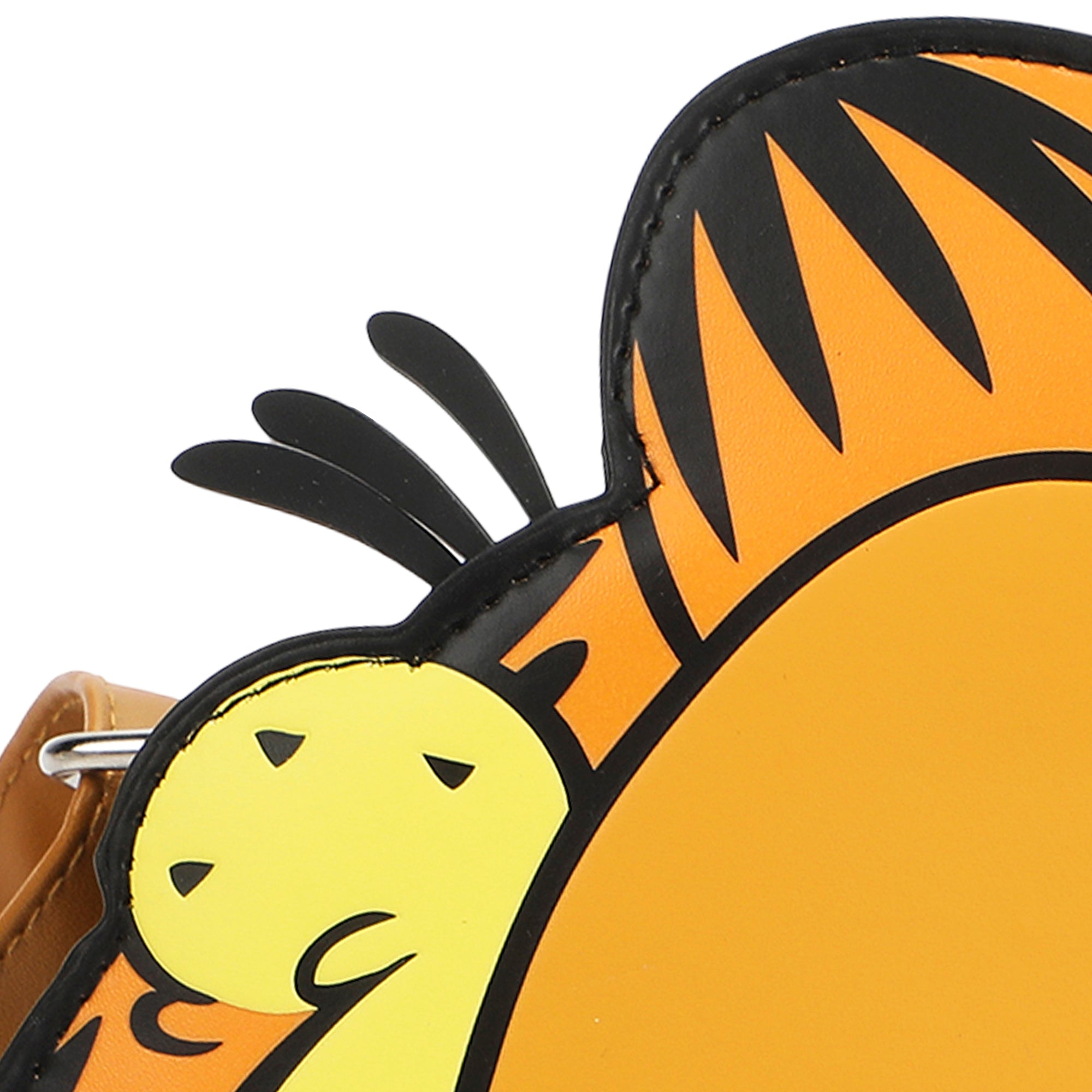 Garfield Sticking Tongue Out Orange 10" Novelty Crossbody Bag