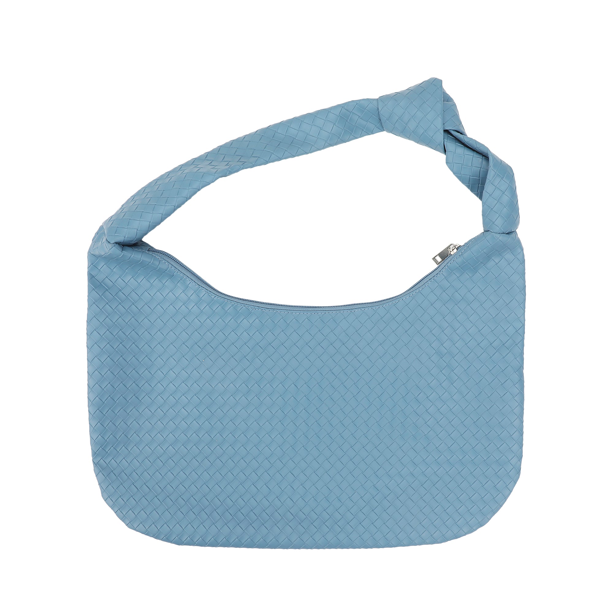 Disney Stitch Face Metal Badge Blue 16" Handbag