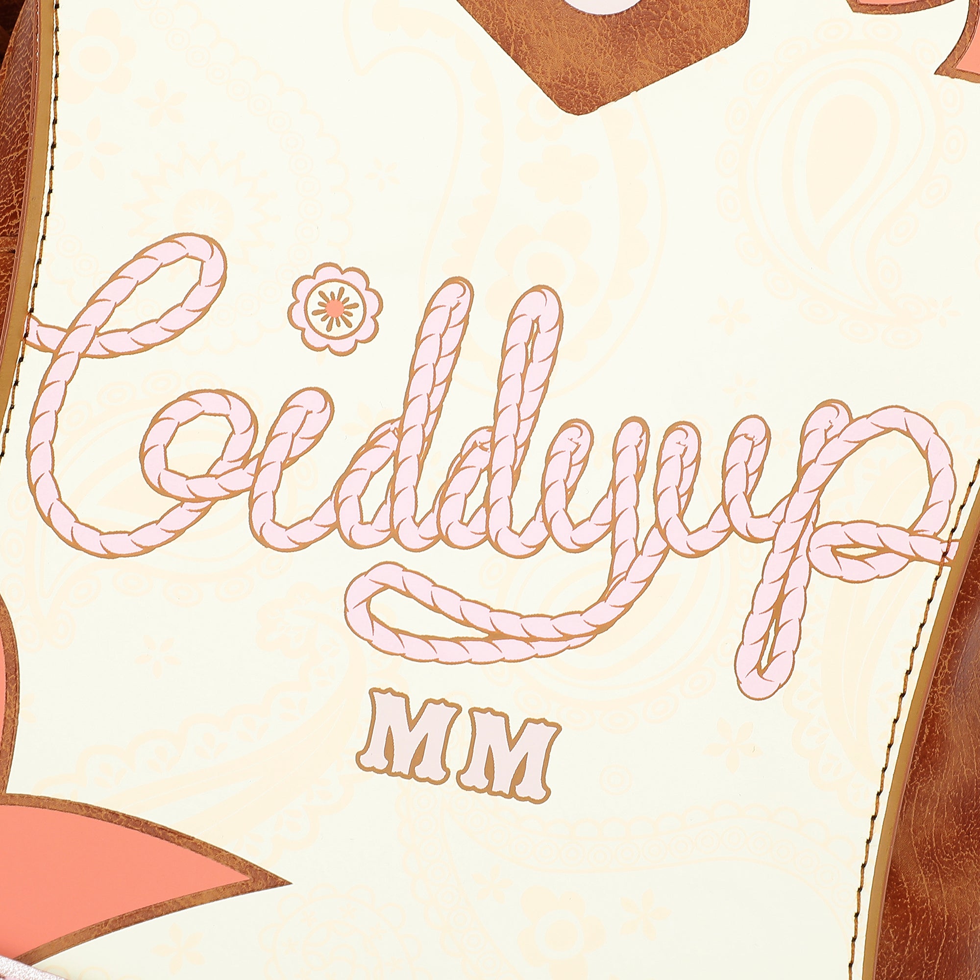 Minnie Mouse Classic Giddyup Cowgirl Boot 11.6" Crossbody Bag