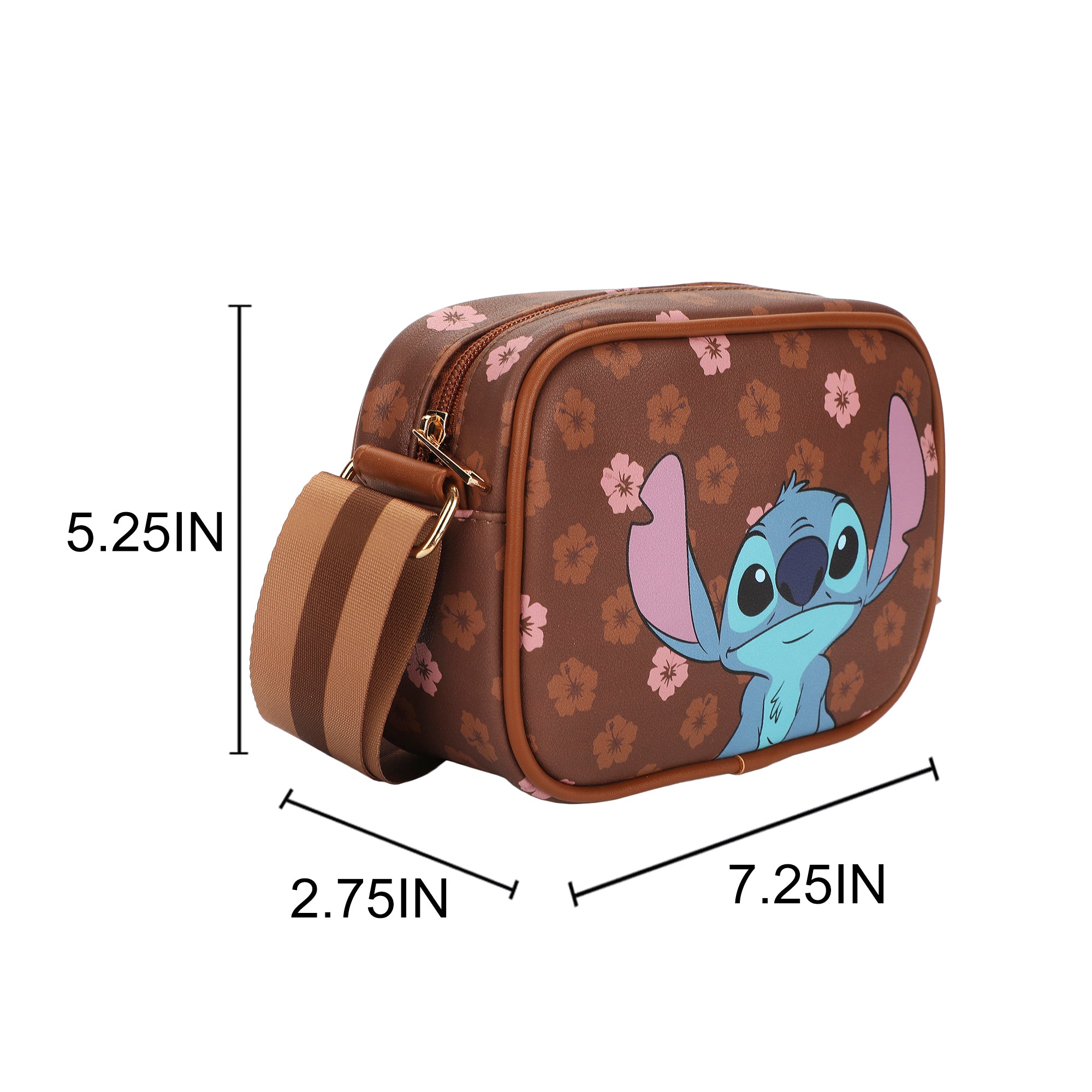 Disney's Stitch Crossbody Women'e Bag With Adjustable Strap
