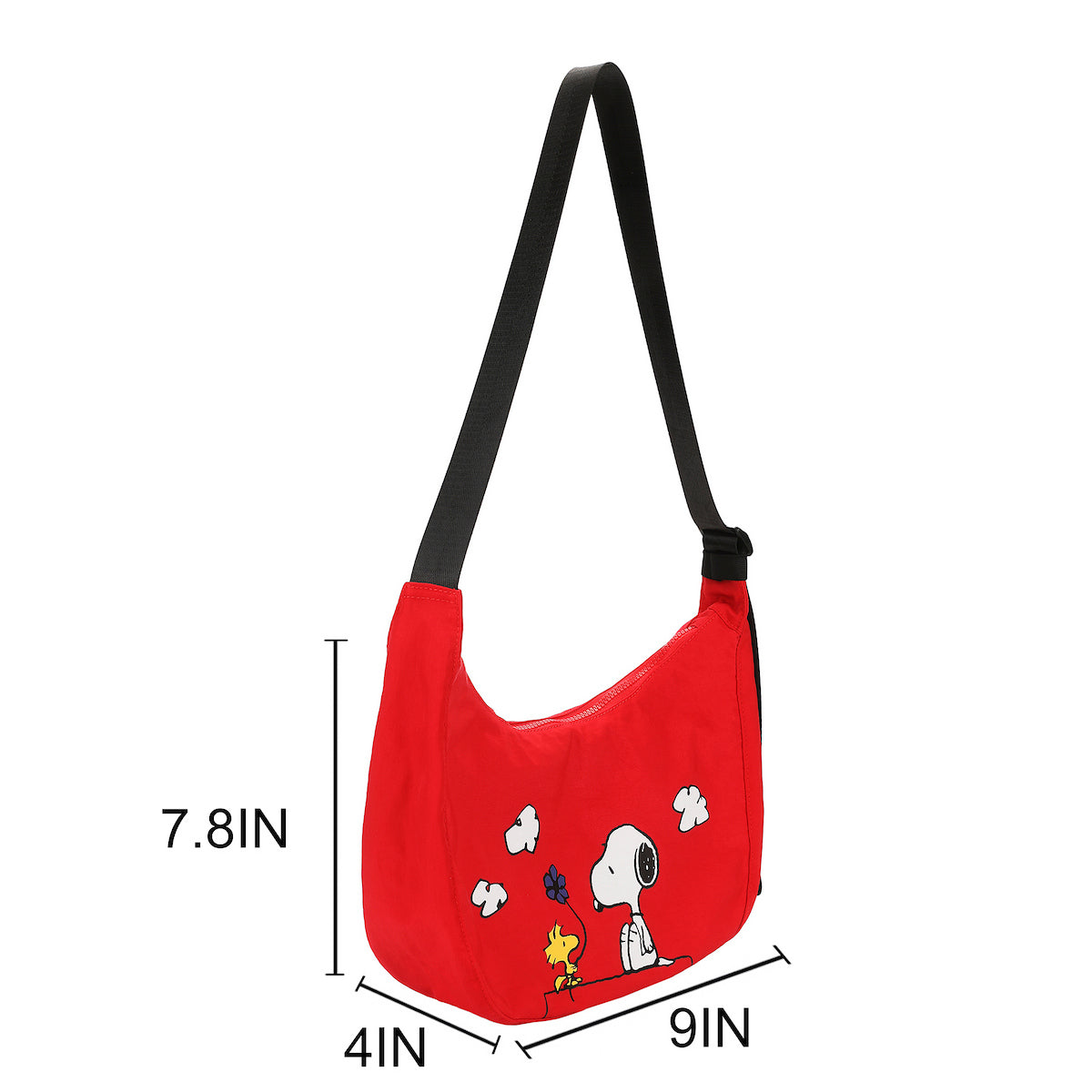 Peanuts Snoopy and Woodstock Women's Red Handbag