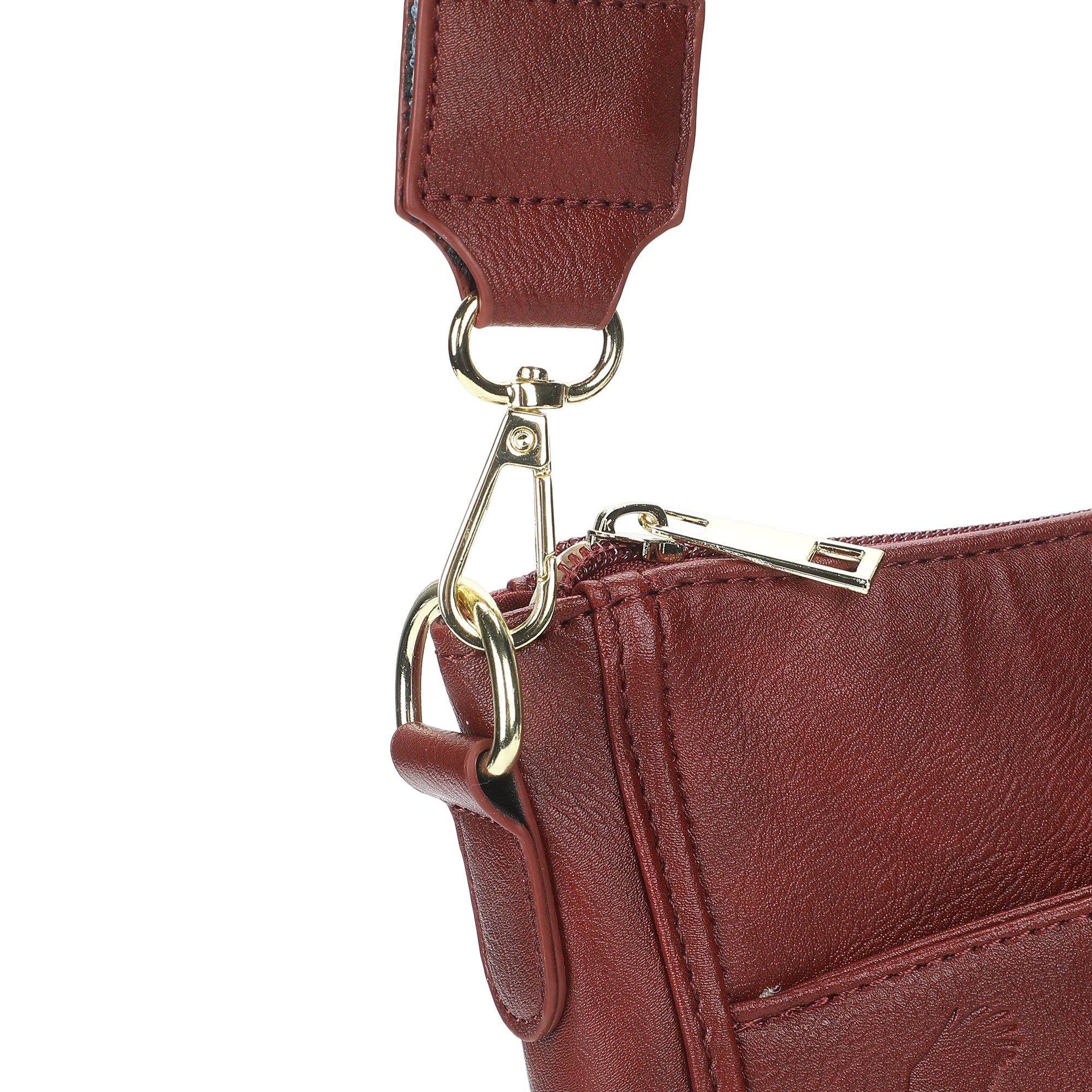 Harry Potter Hogwarts Crest 9.75" Women's Maroon Crossbody Bag