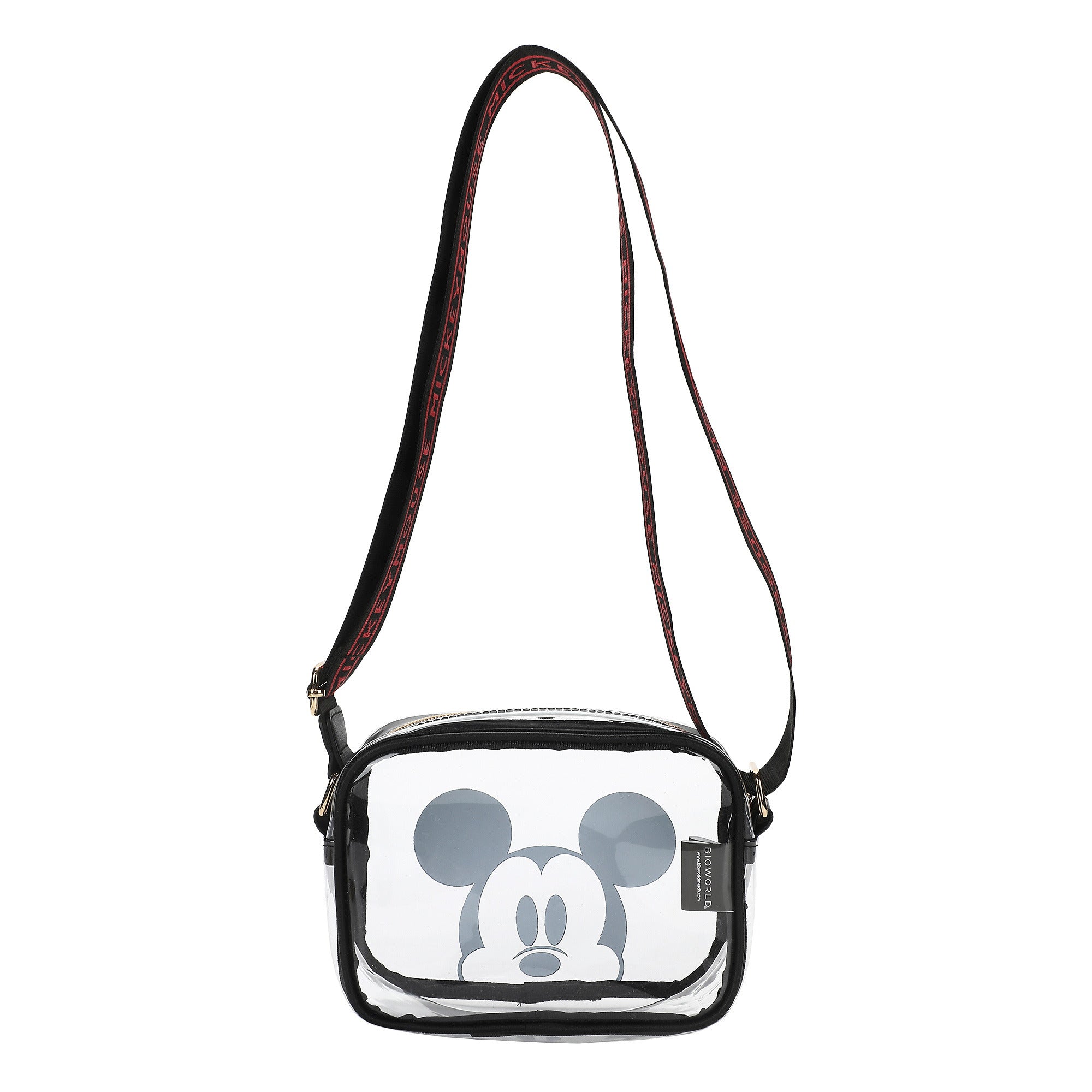 Mickey Mouse Classic Clear Crossbody 5.25" Handbag for Women