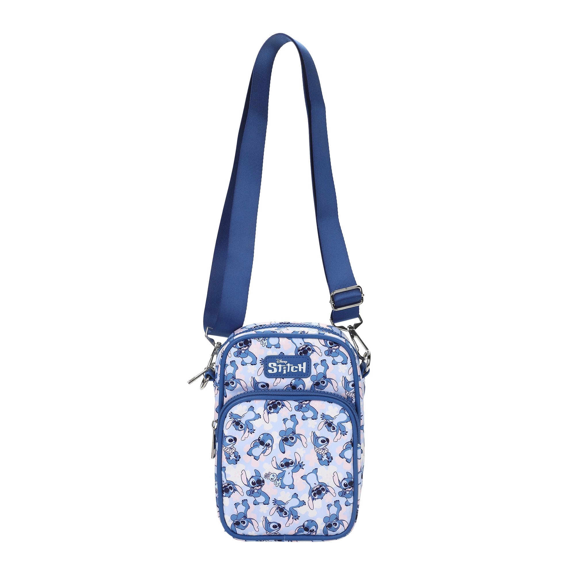 Lilo & Stitch Messenger 8" Handbag with Front Pocket for Women