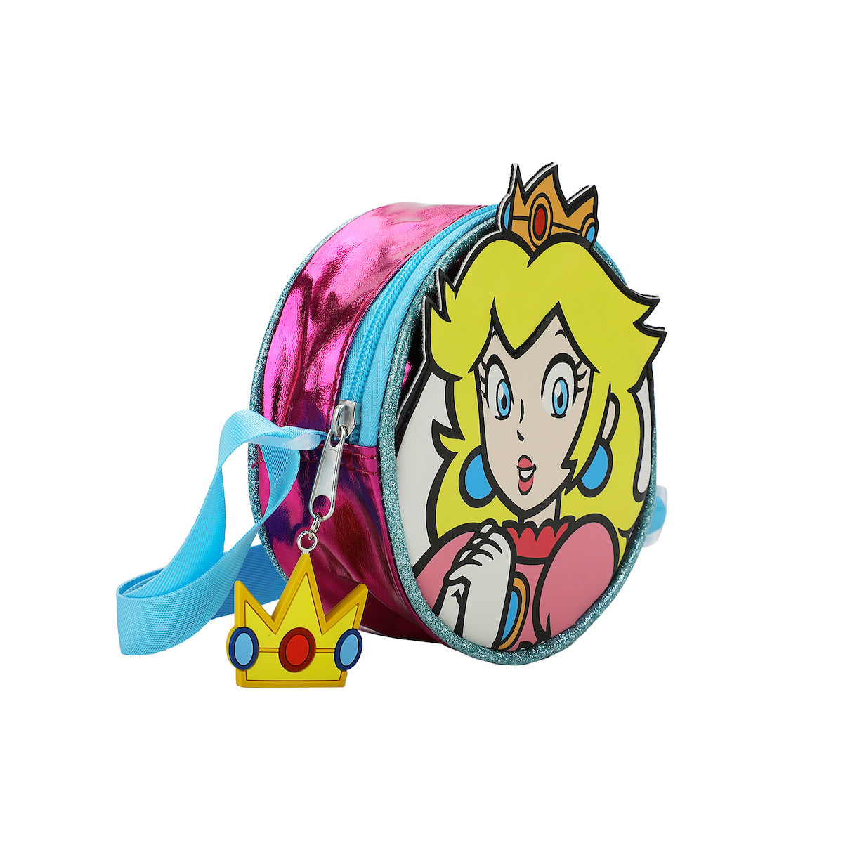 Super Mario Brothers Princess Peach 5.5" Crossbody Bag