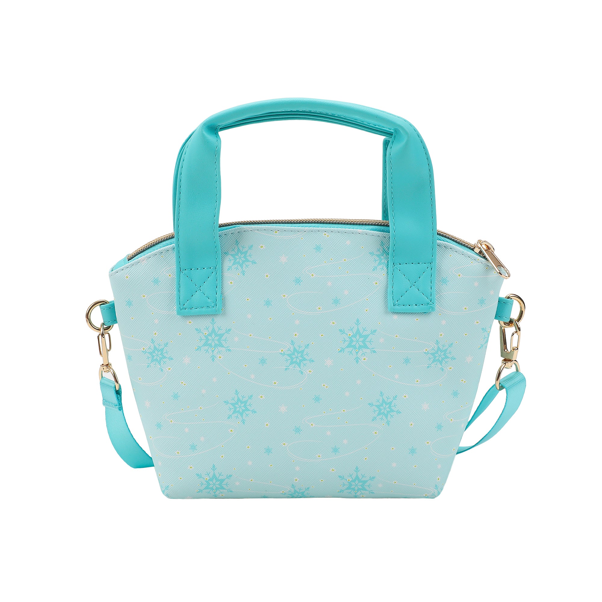 Disney Frozen Summer & Winter Blue 9.25" Mini PU Handbag