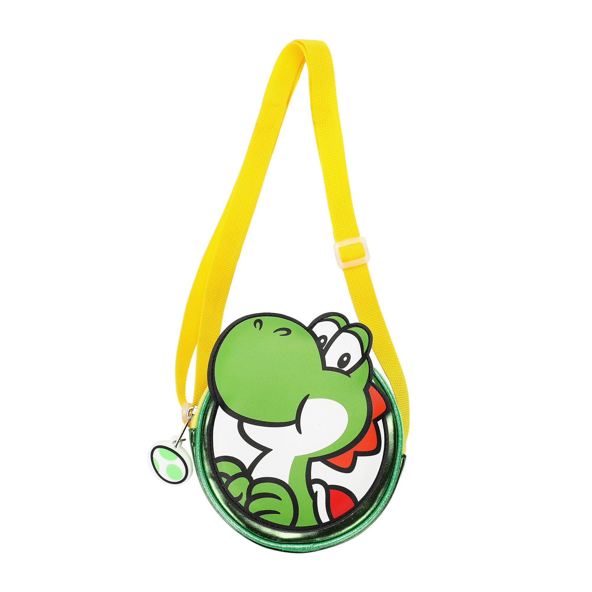 Super Mario Bros Metallic Green Mini Crossbody Handbag for Kids