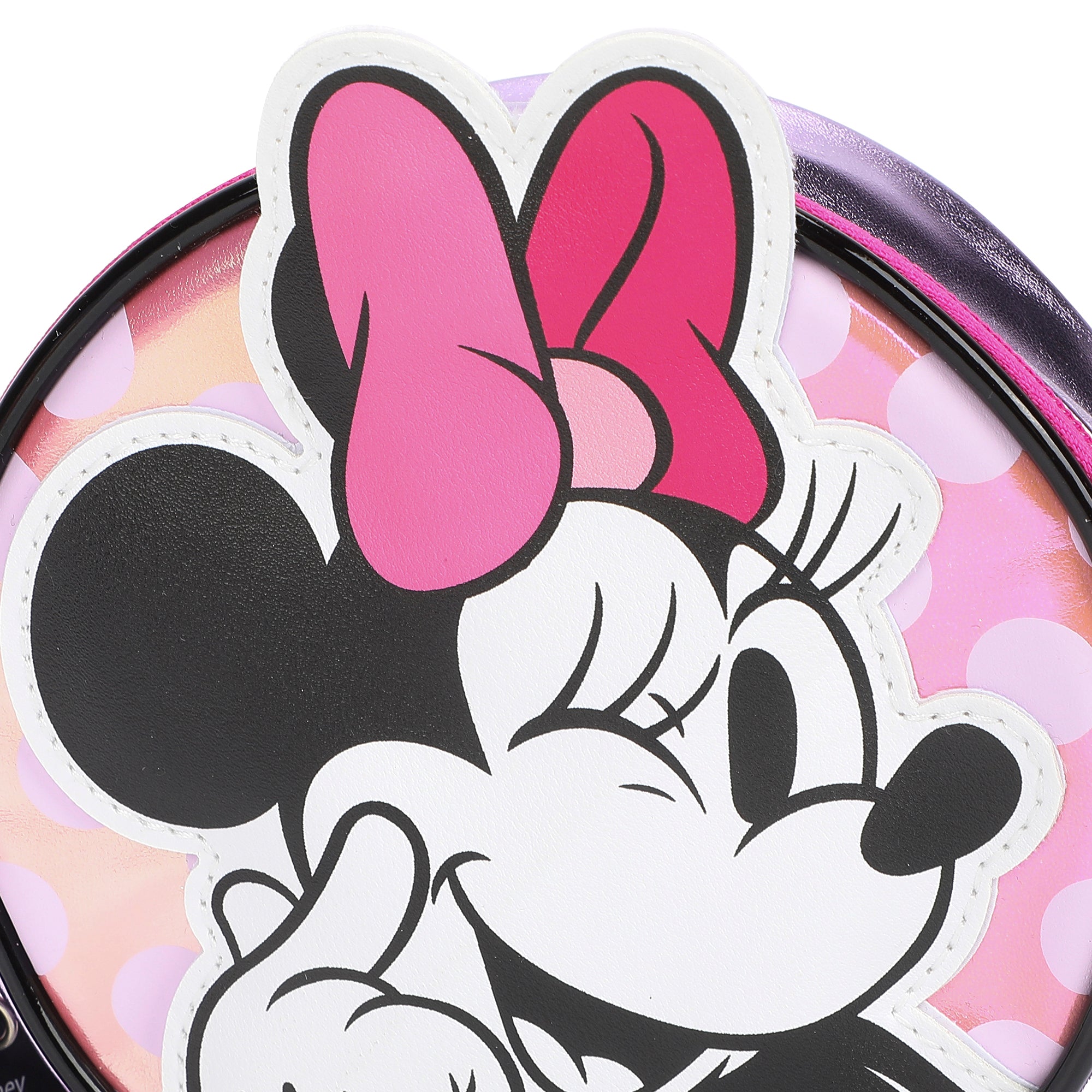 Disney Minnie Mouse Winking Pink 5.5" Mini Pu Handbag