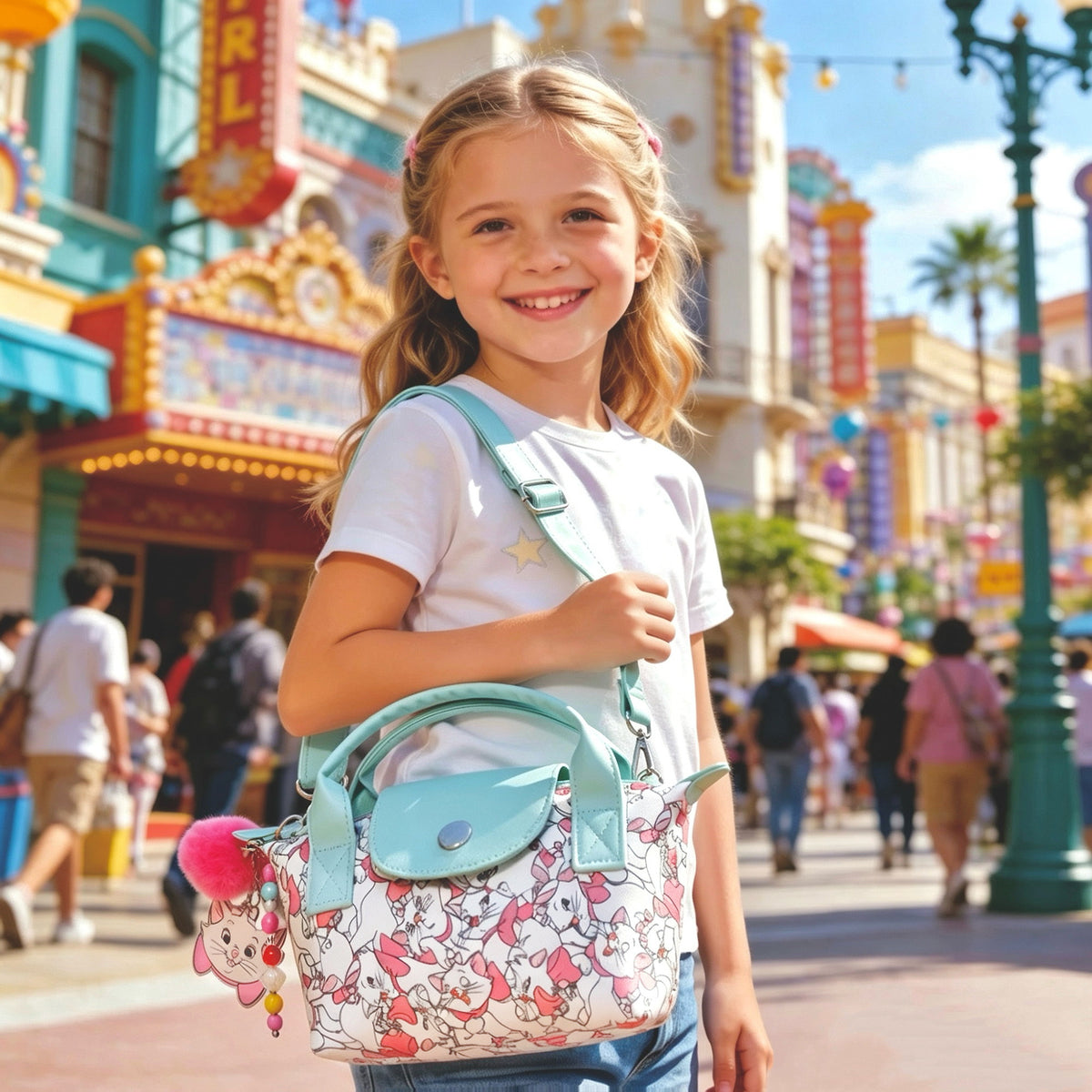 Aristocats Marie East West Crossbody Handbag For Kids Girls