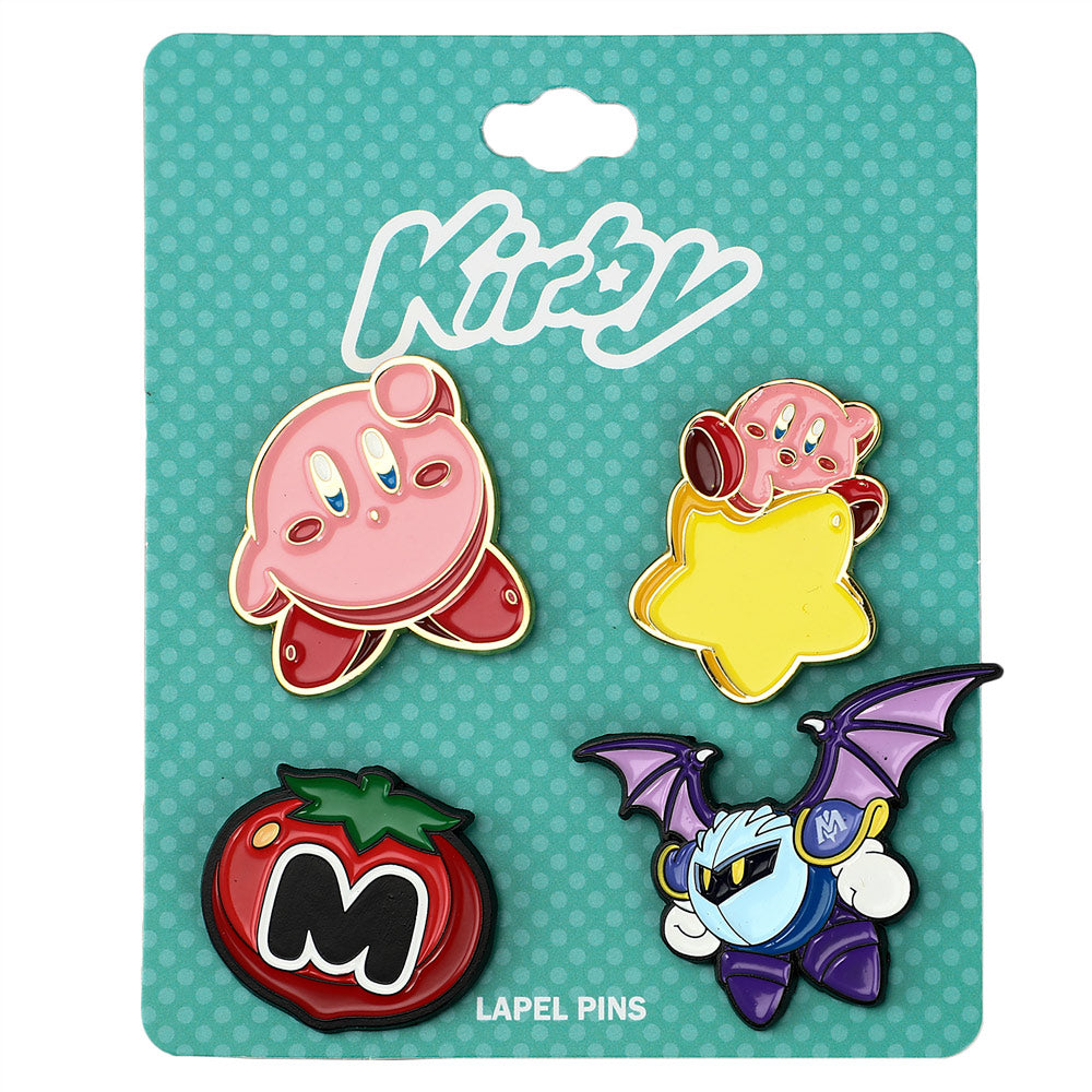 Kirby Meta Knight and Maxim Tomato Variety 4pk Enamel Filled