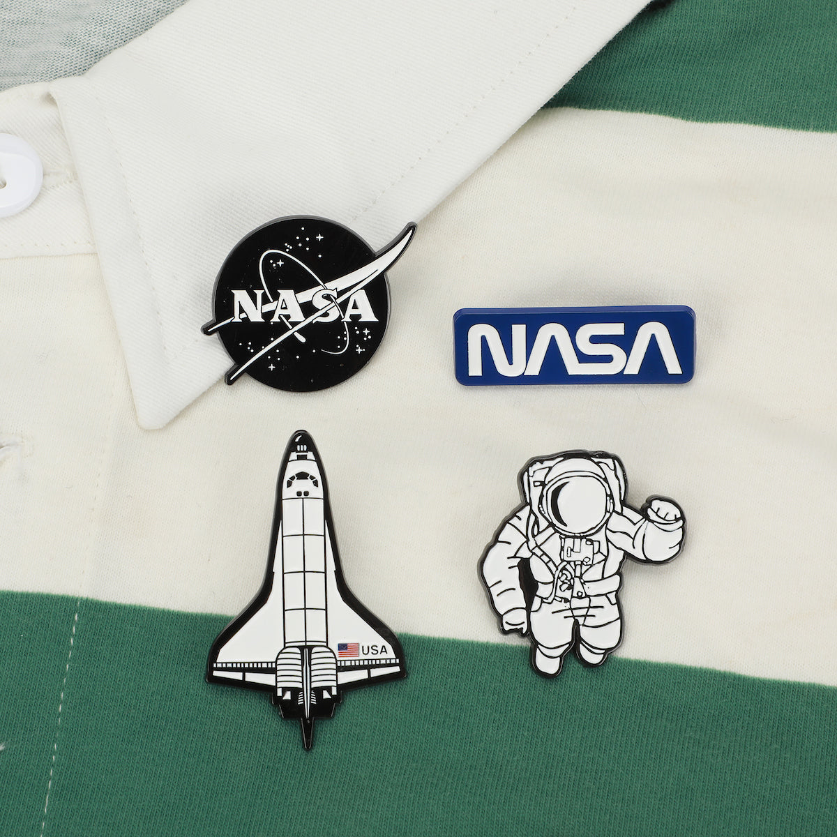 NASA Icons 4-Pack Lapel Pin Set