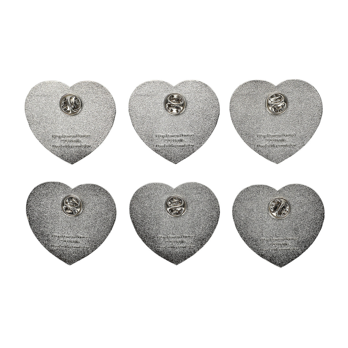 KPop Demon Hunters Saja Love Heart Pin with Glitter