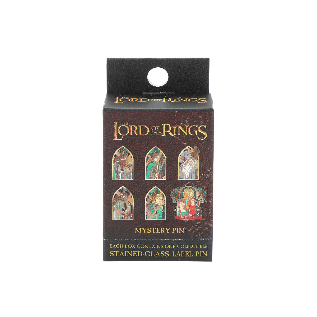 Lord of the Rings Stained Glass Lapel Pin Set