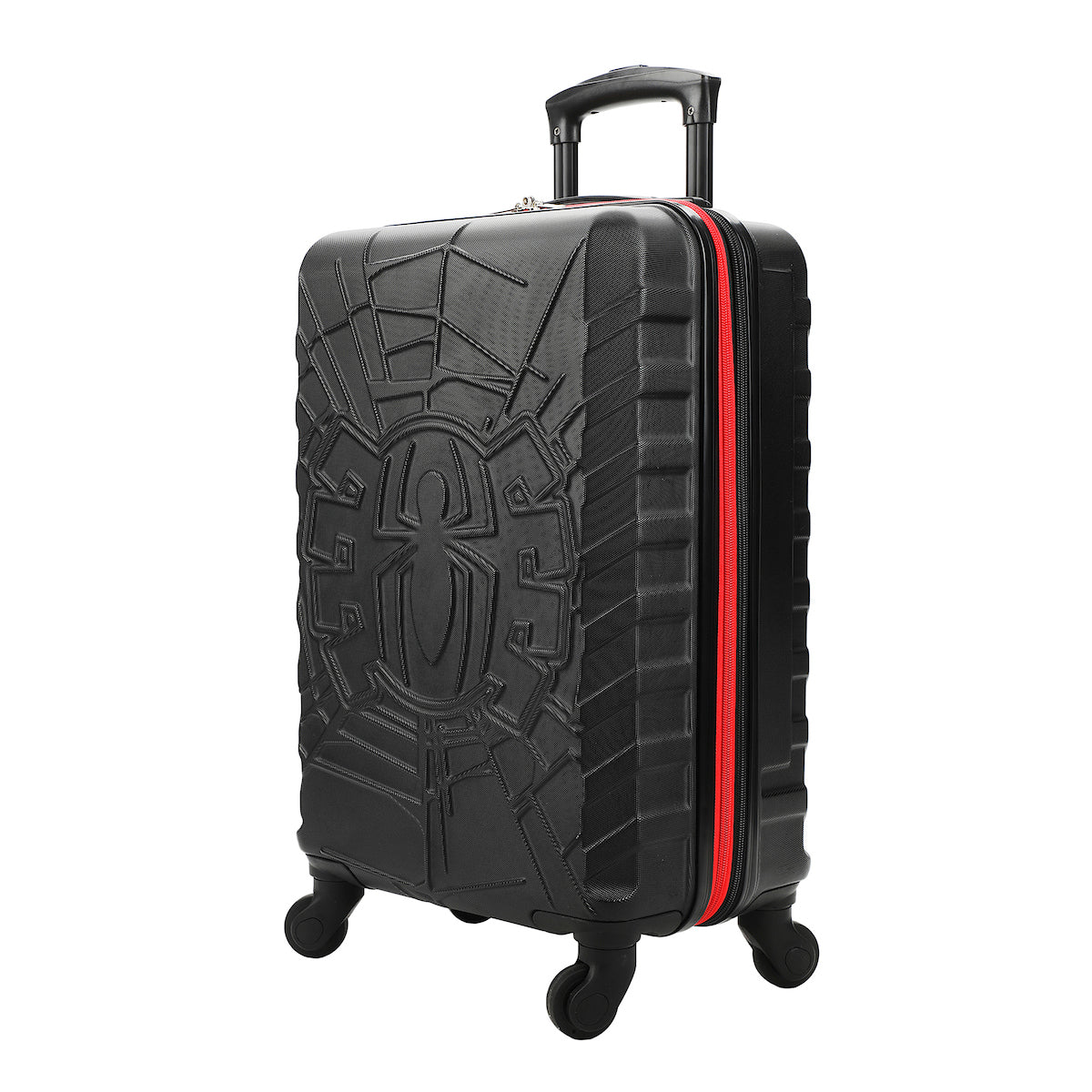 Marvel Spider-Man Spider Logo Black 22" 4-Wheel Rolling Luggage