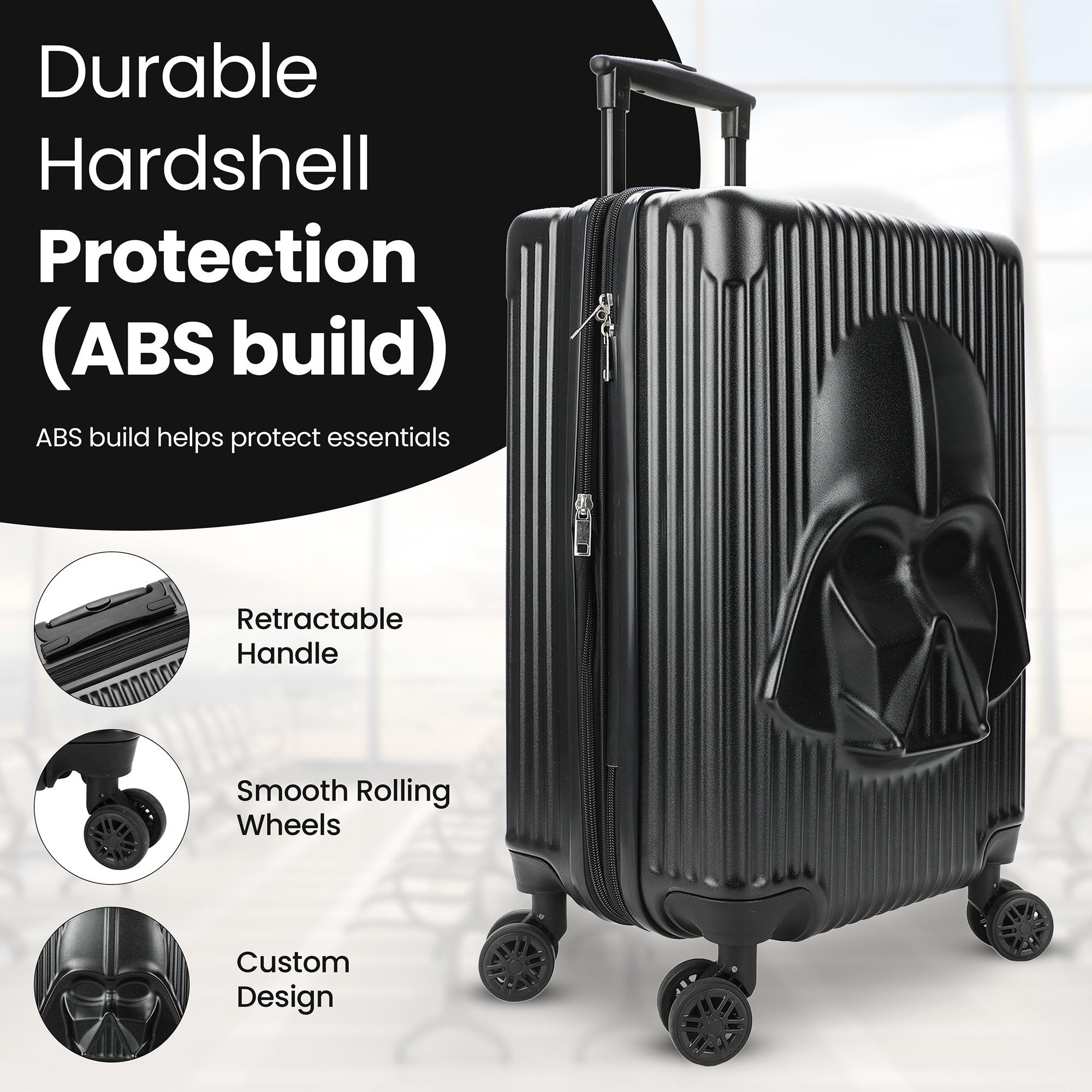 Star Wars Darth Vader Black 22" Rolling Luggage
