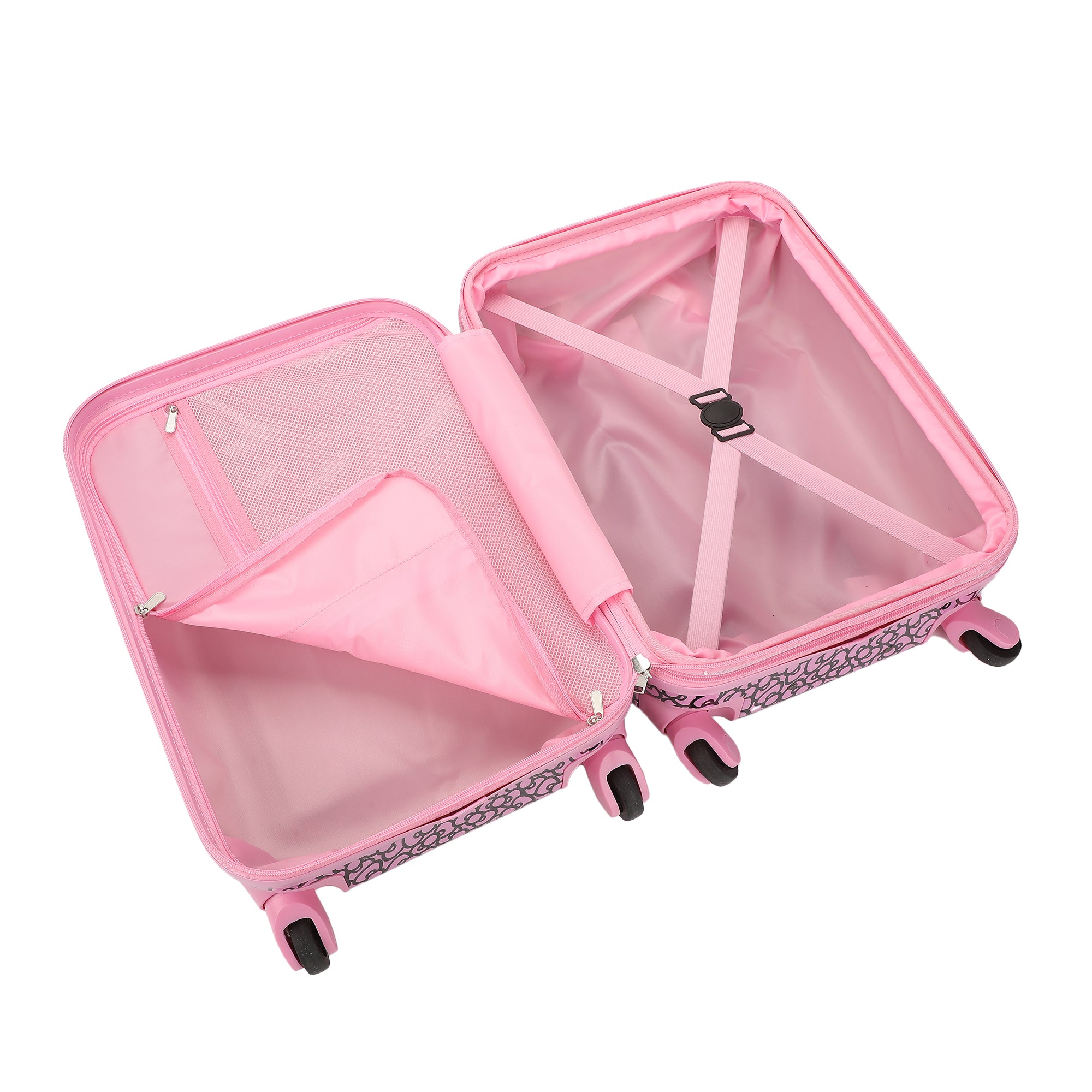 Hello Kitty Face & Bow 20" Hardside Rolling Luggage