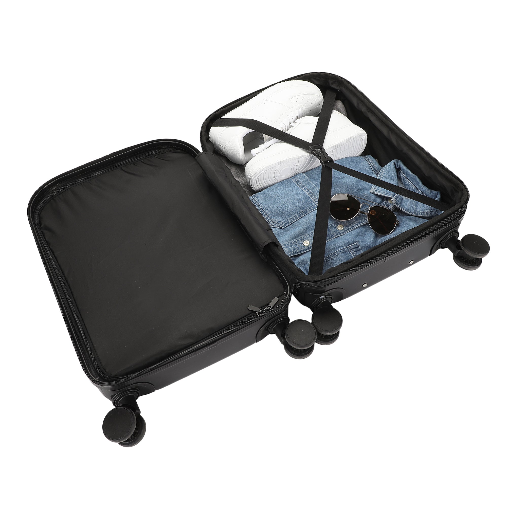 Disney Mickey Mouse Peeking Mickey 20" 4-Wheel Roling Luggage