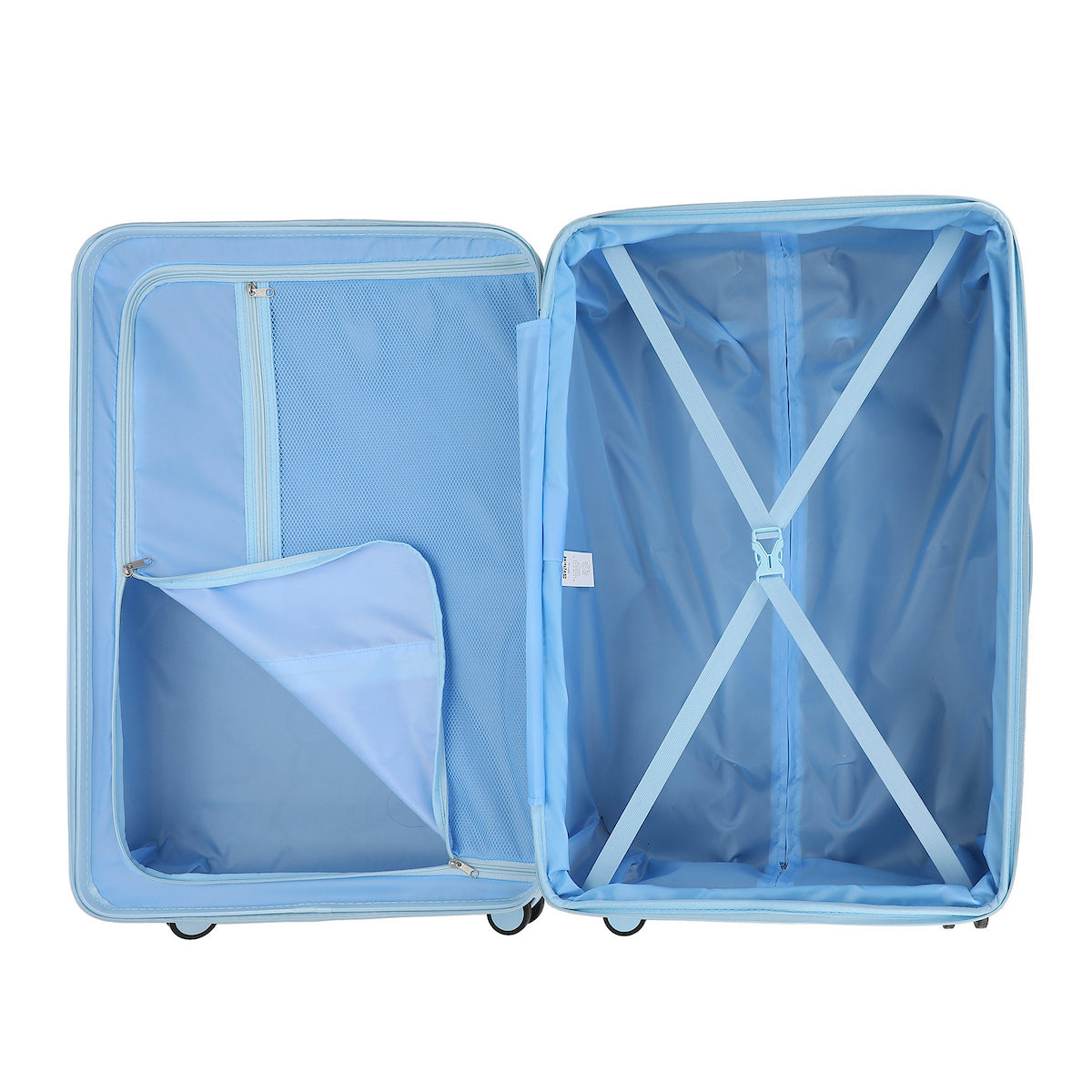 Disney Lilo & Stitch Face Blue Adult 24" Rolling Luggage